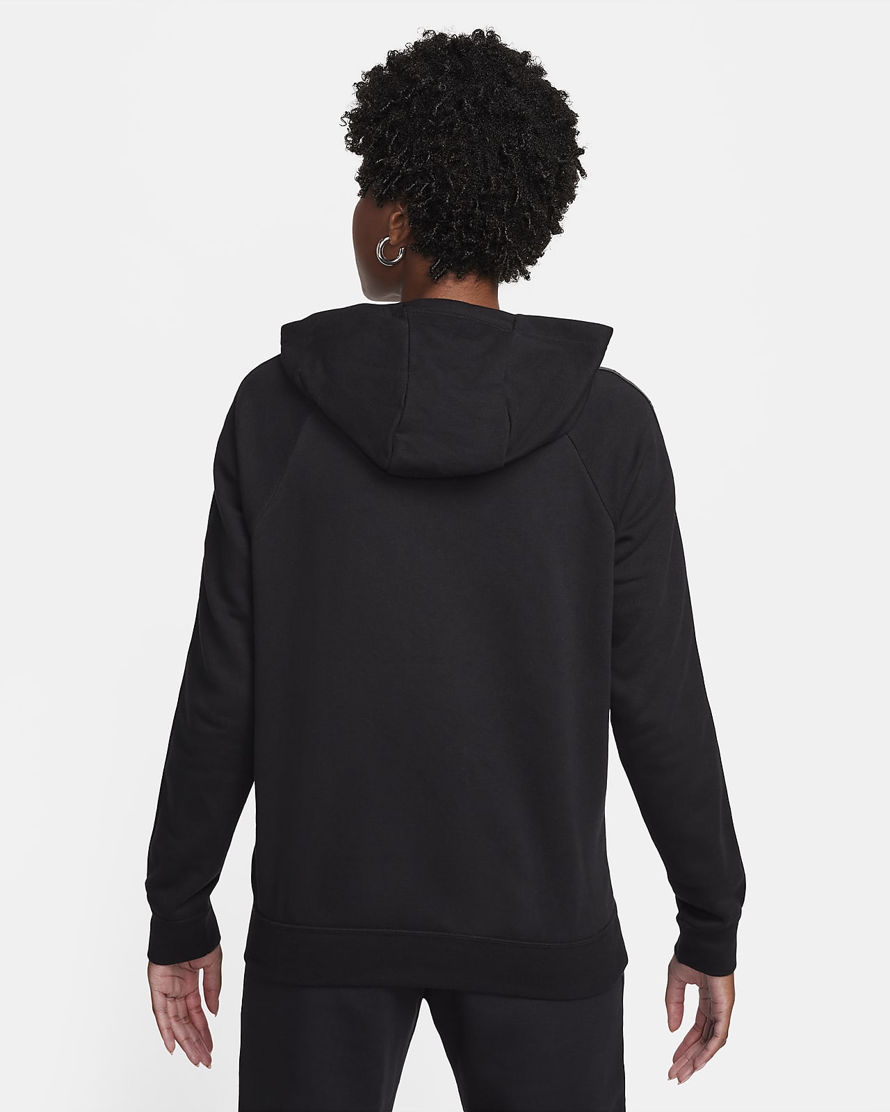 Nike Sportswear Essential Women's FullZip Hoodie Jacket Black RRP £44.95