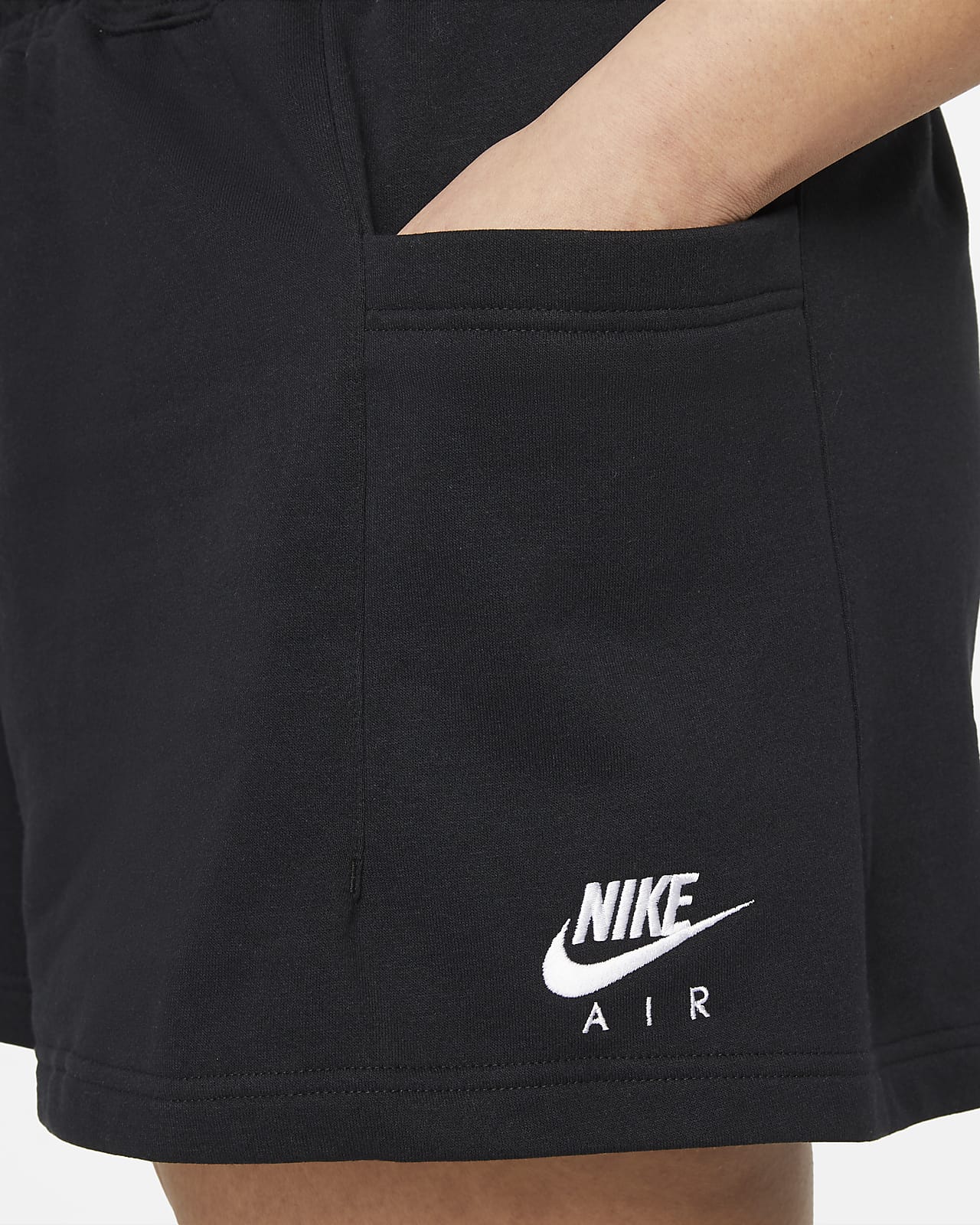 nike air fleece shorts womens