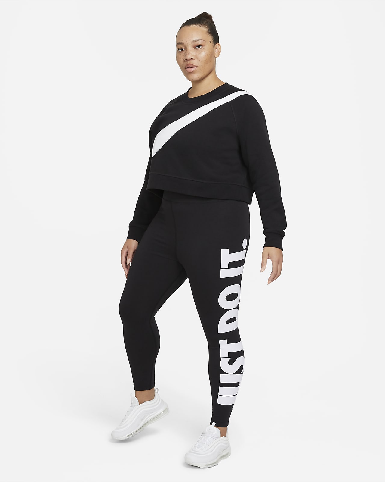 Leggings con gr fico de cintura alta para mujer Nike Sportswear Essential talla grande