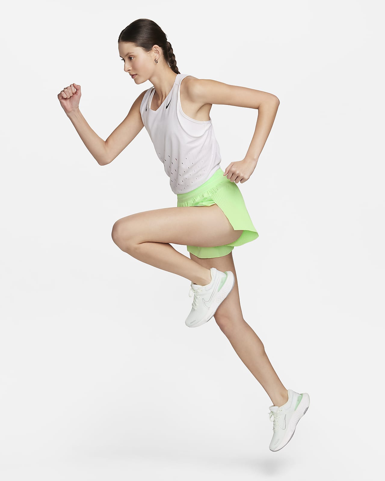 Nike AeroSwift Pantal n corto de running de talle medio de 10 cm