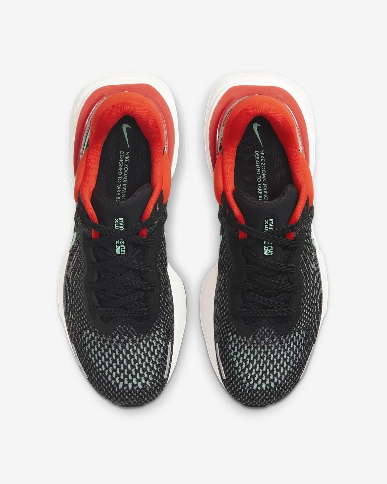 nike black red running shoes