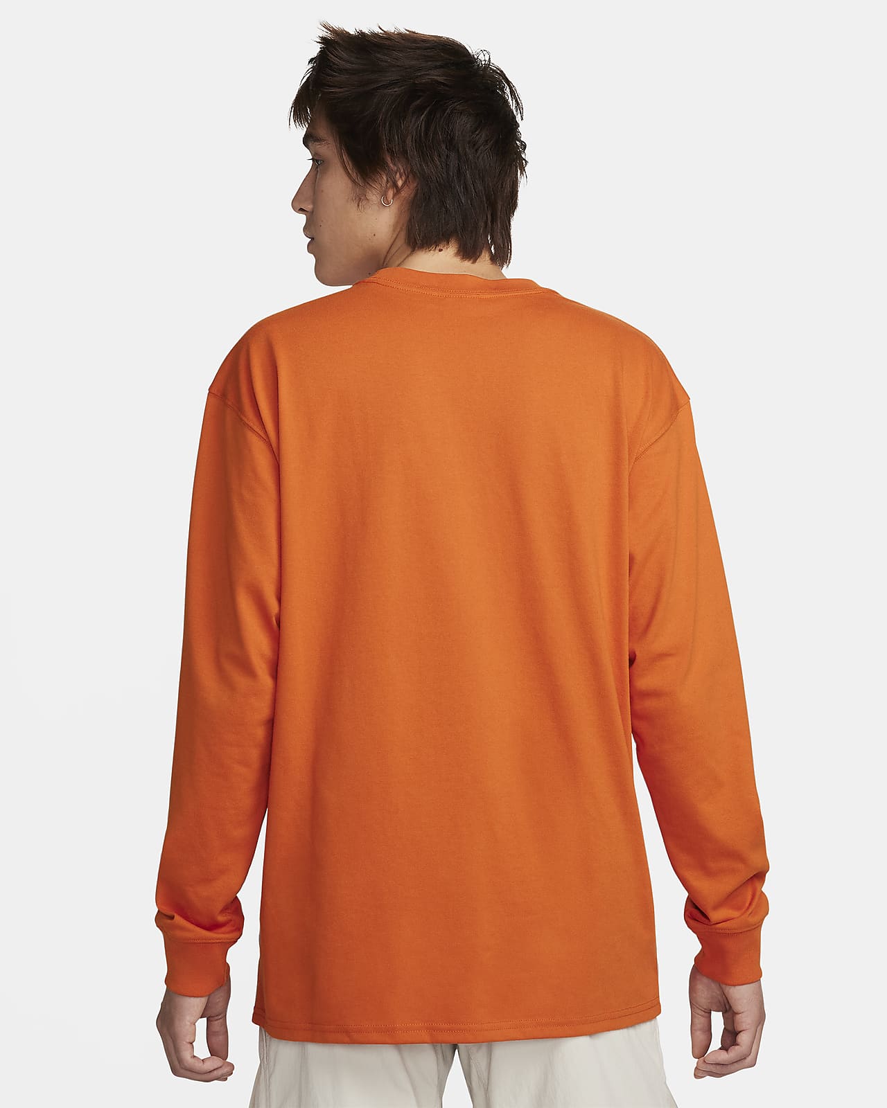 Long sleeve shop orange nike shirt