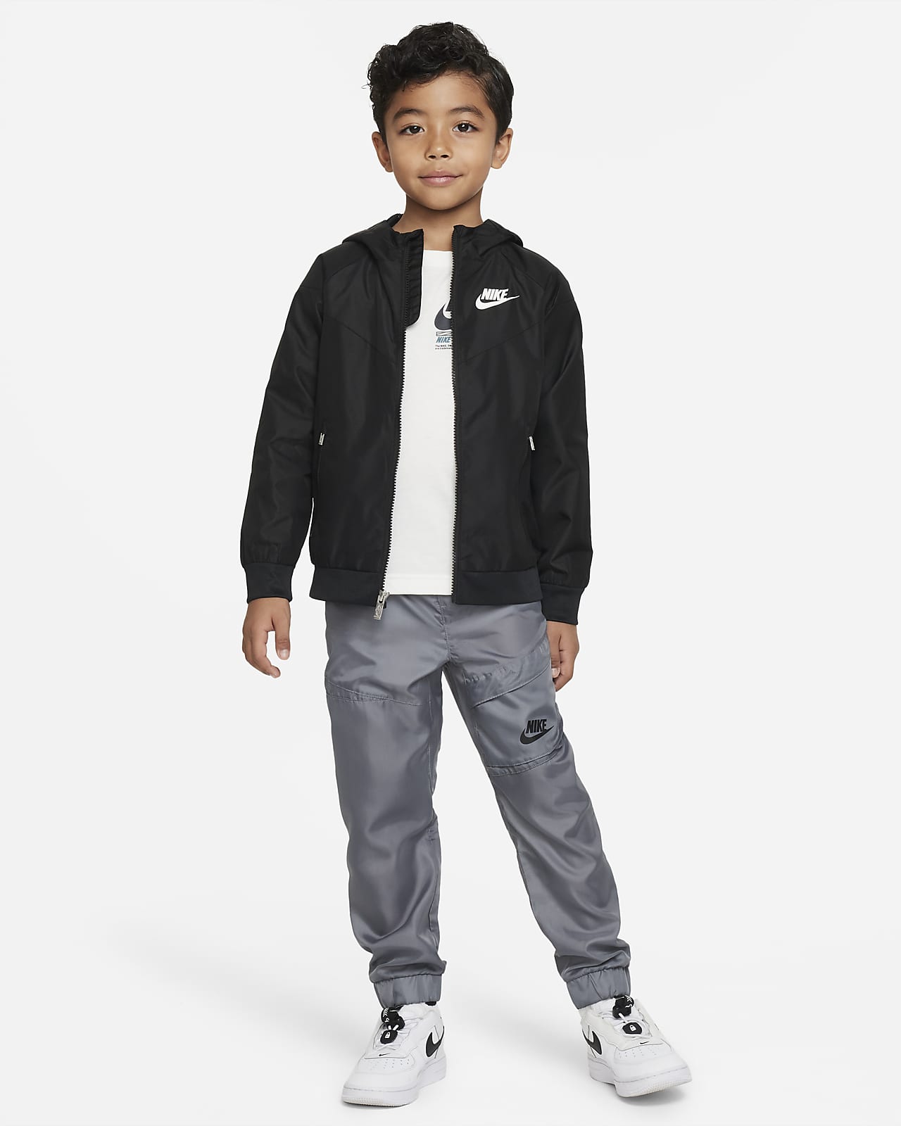 Veste à zip Nike Sportswear Windrunner pour enfant. Nike LU
