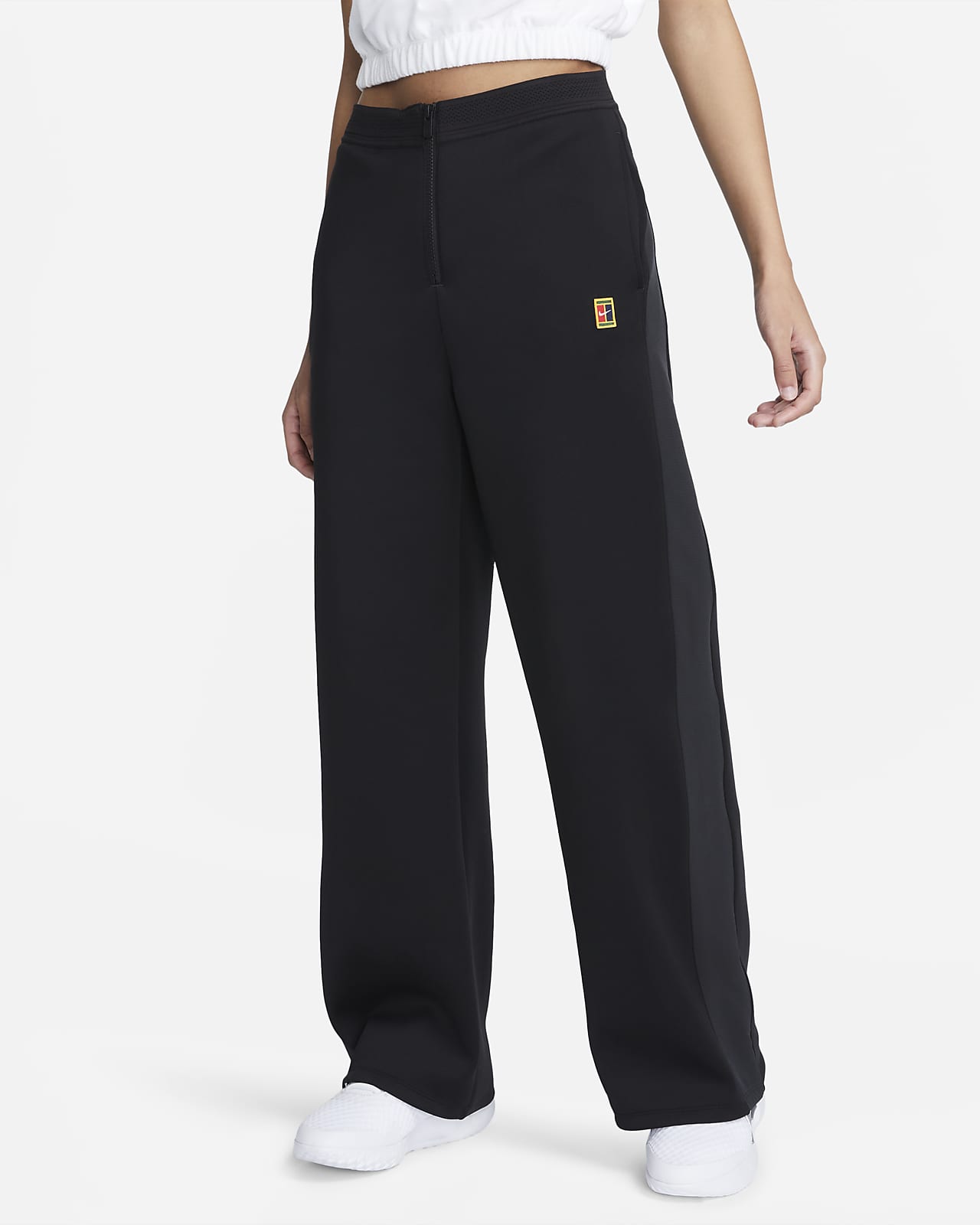 Damskie spodnie do tenisa NikeCourt Dri-FIT Heritage