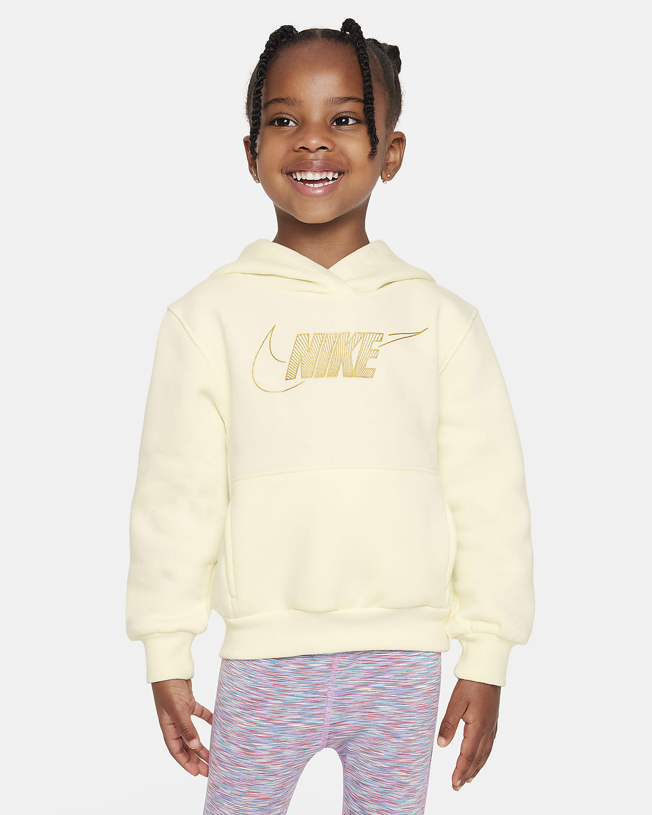 Sudadera con gorro infantil Nike Sportswear Club Fleece Holiday Shine Hoodie