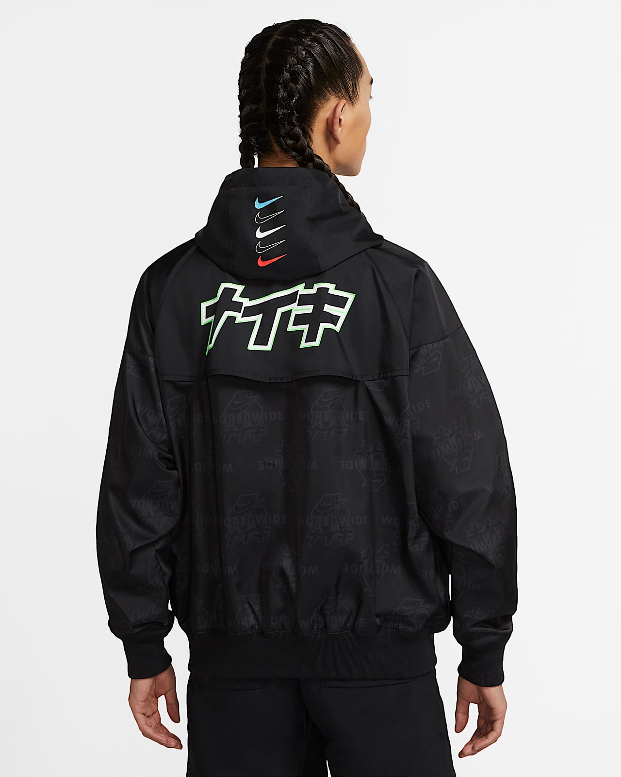 men's hooded windbreaker nike sportswear windrunner