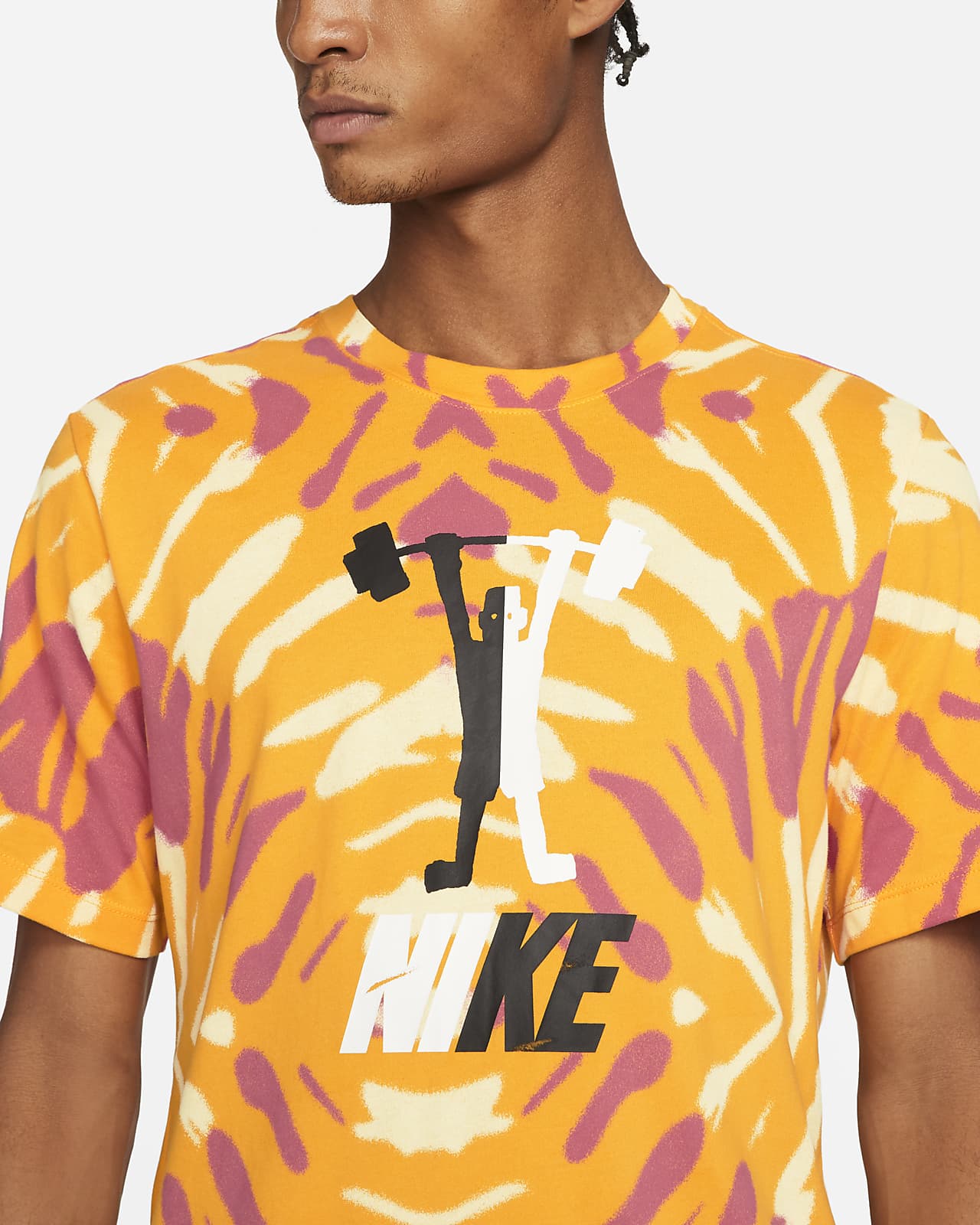 yellow dri fit nike shirt