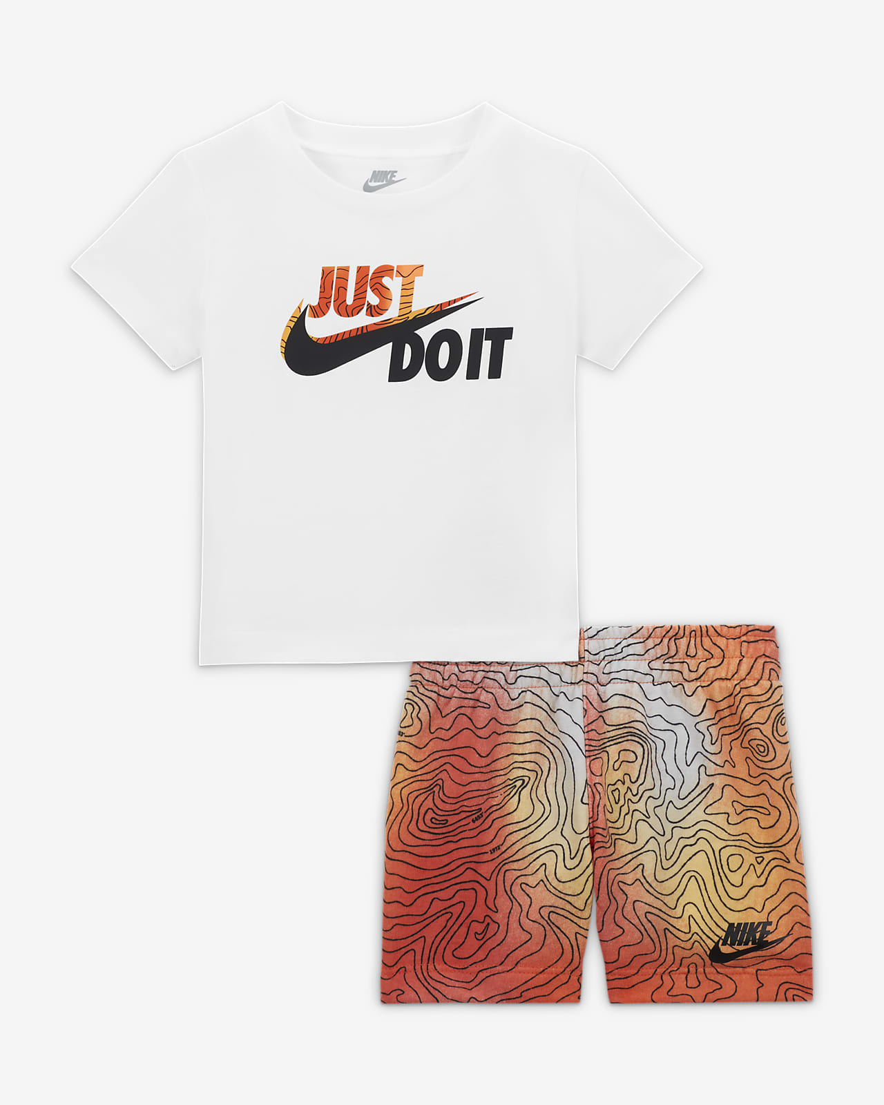 Nike Conjunto de camiseta y pantalón corto Bebé (12-24M). ES