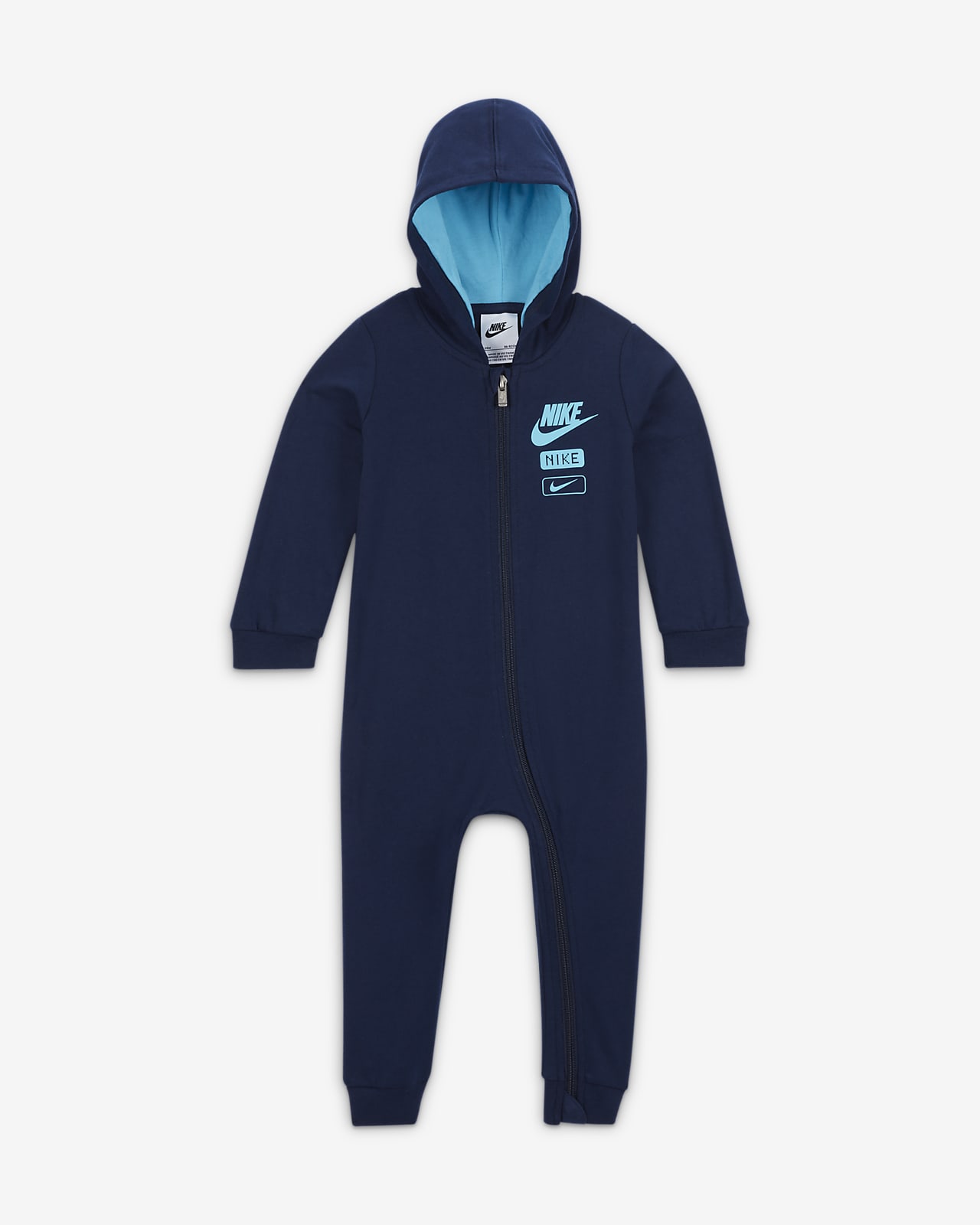Nike Sportswear Club Hooded Coverall Baby (12-24M) Coverall