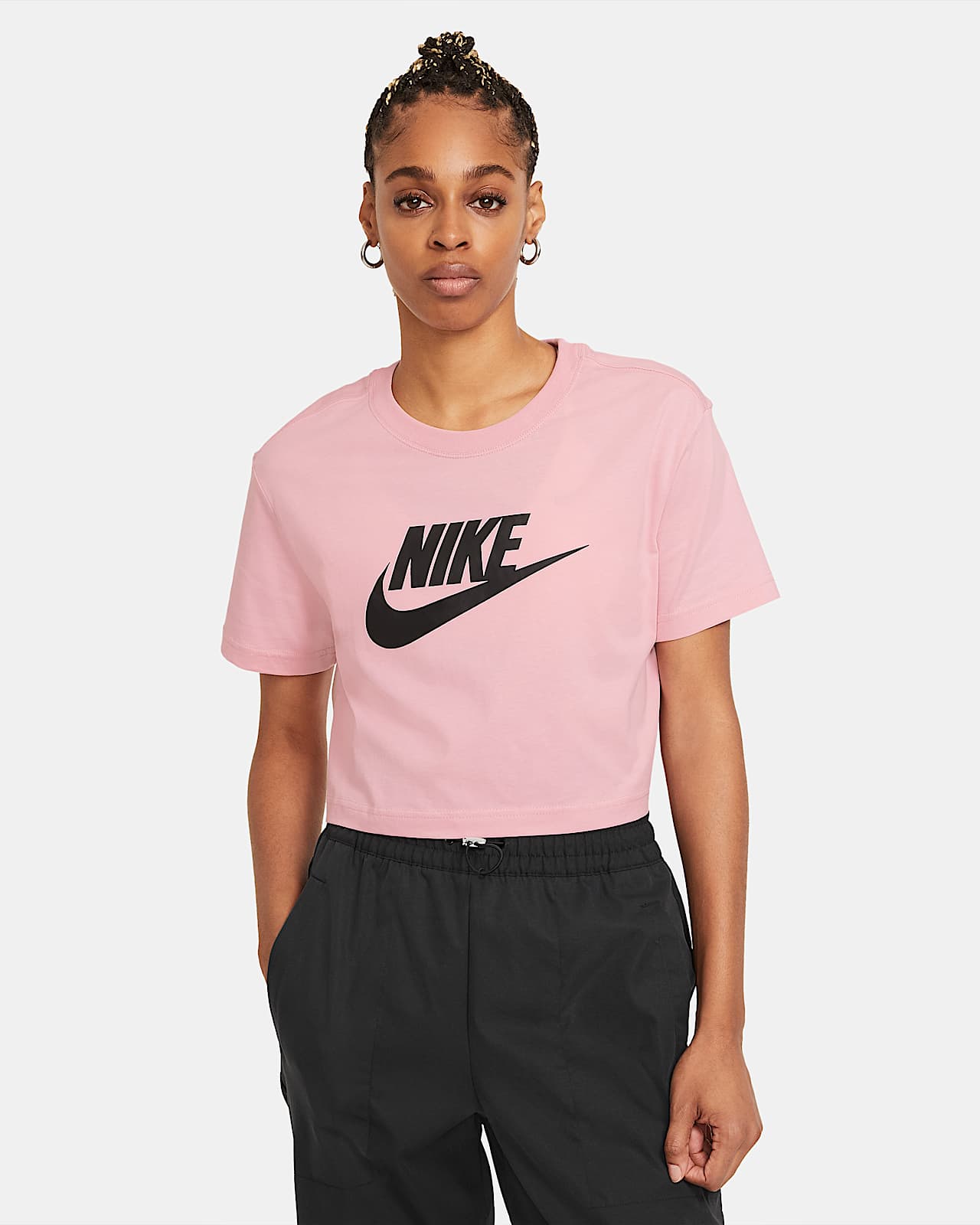 Playera rosa nike clearance