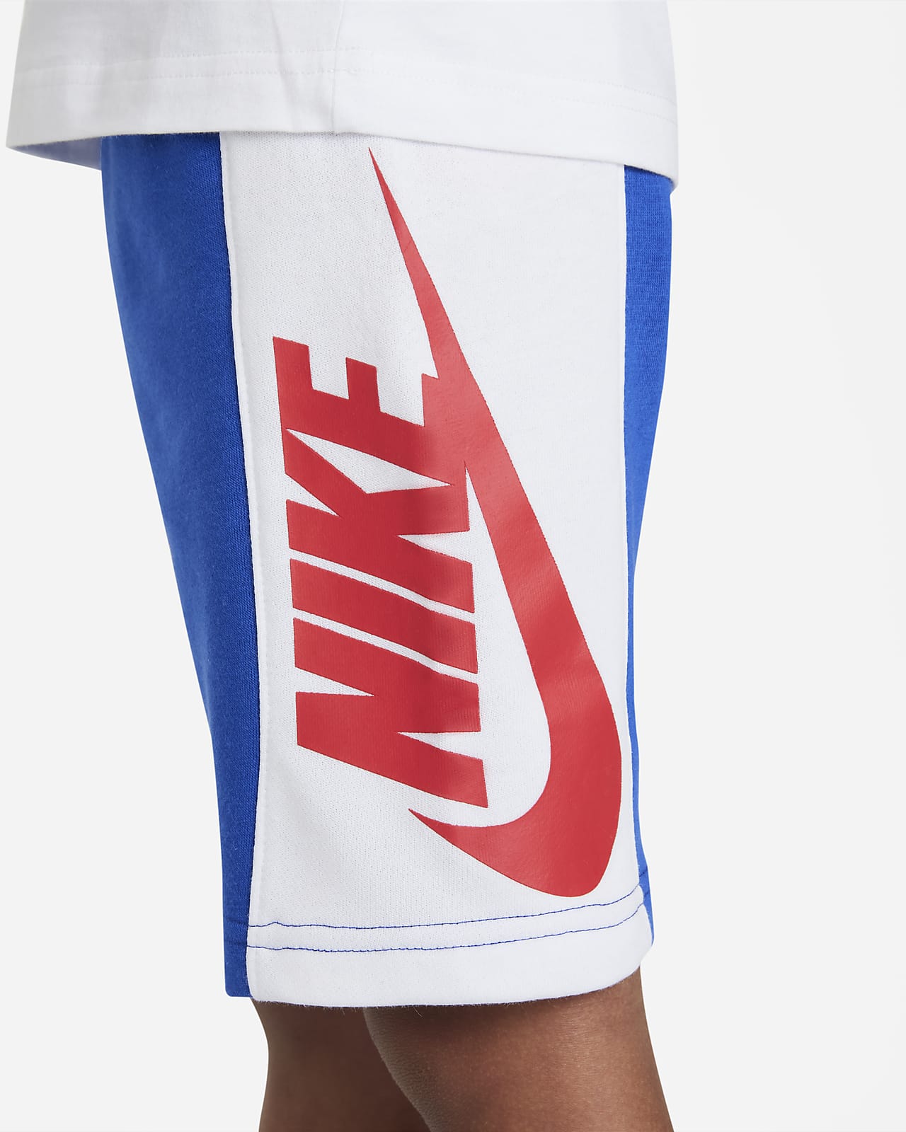 Blue Nike Mid Logo T-Shirt/Shorts Set Children
