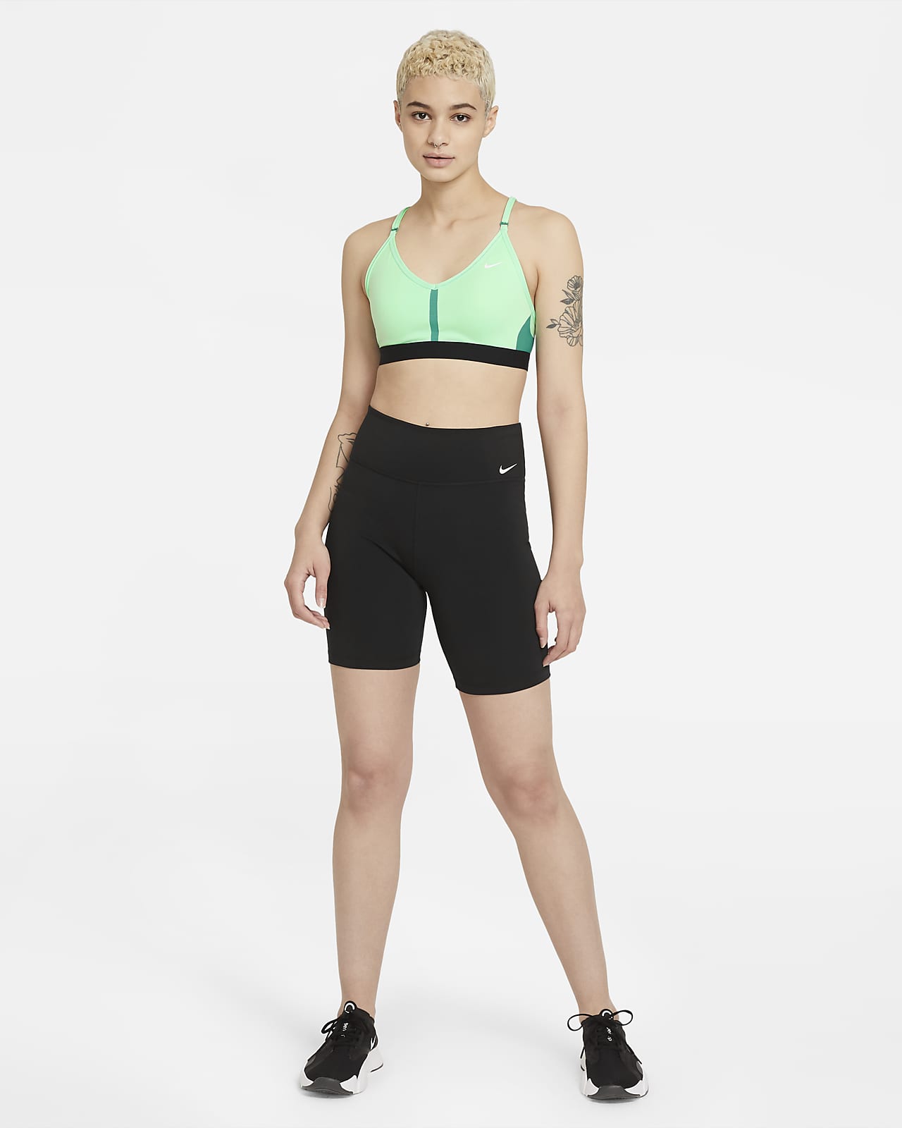 Nike Dri-FIT Indy Women's Light-Support Padded V-Neck Sports Bra. Nike.com