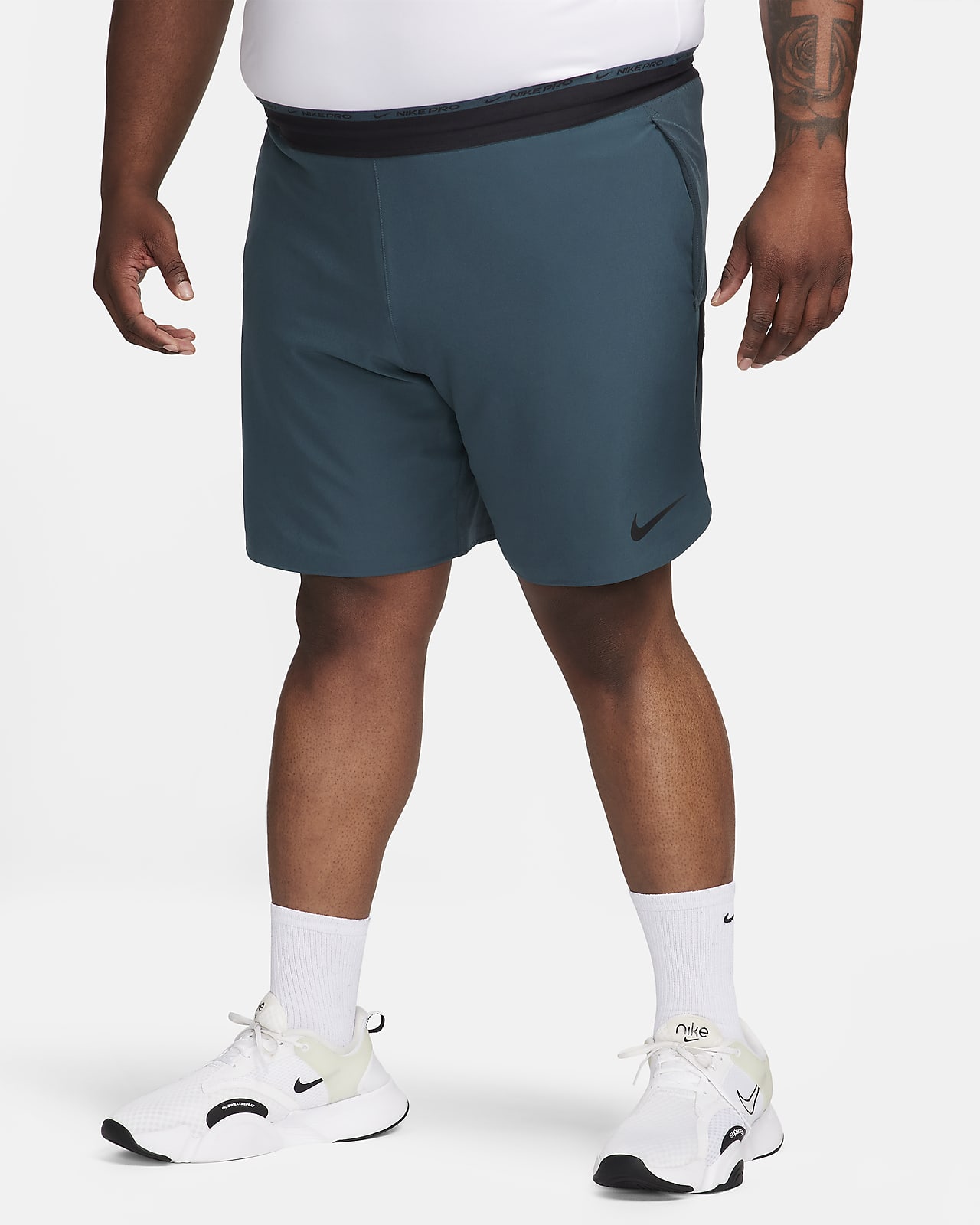 Nike Pro Training Flex 6 inch shorts in black