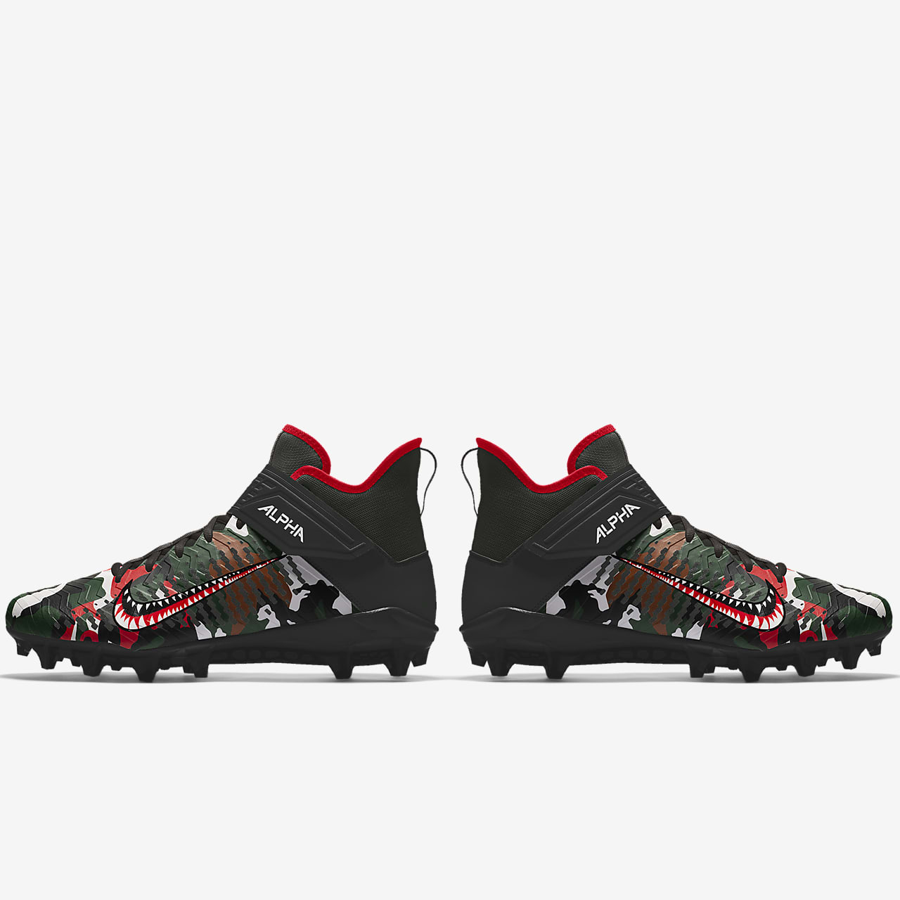 nike men's alpha menace pro 2 mid football cleats