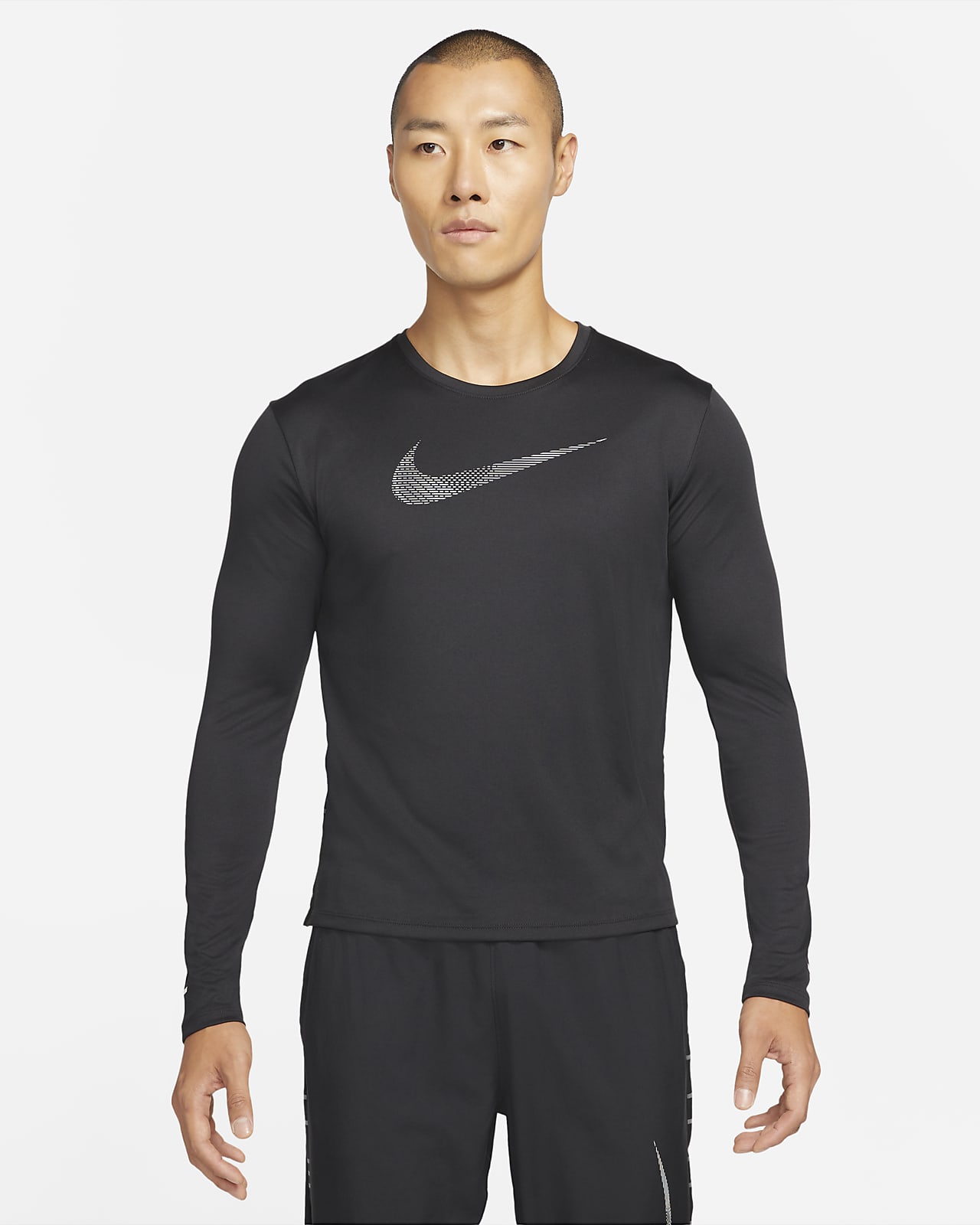 เสื้อวิ่งแขนยาวผู้ชาย Nike Dri-FIT UV Run Division Miler