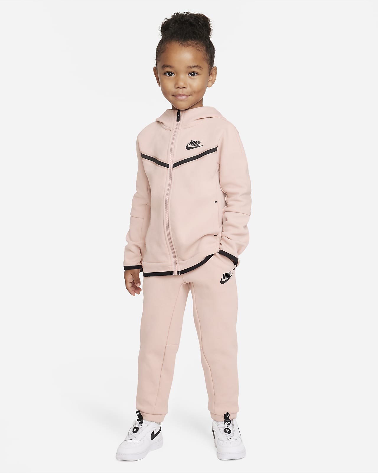 Set med huvtröja och byxor Nike Sportswear Tech Fleece för små barn
