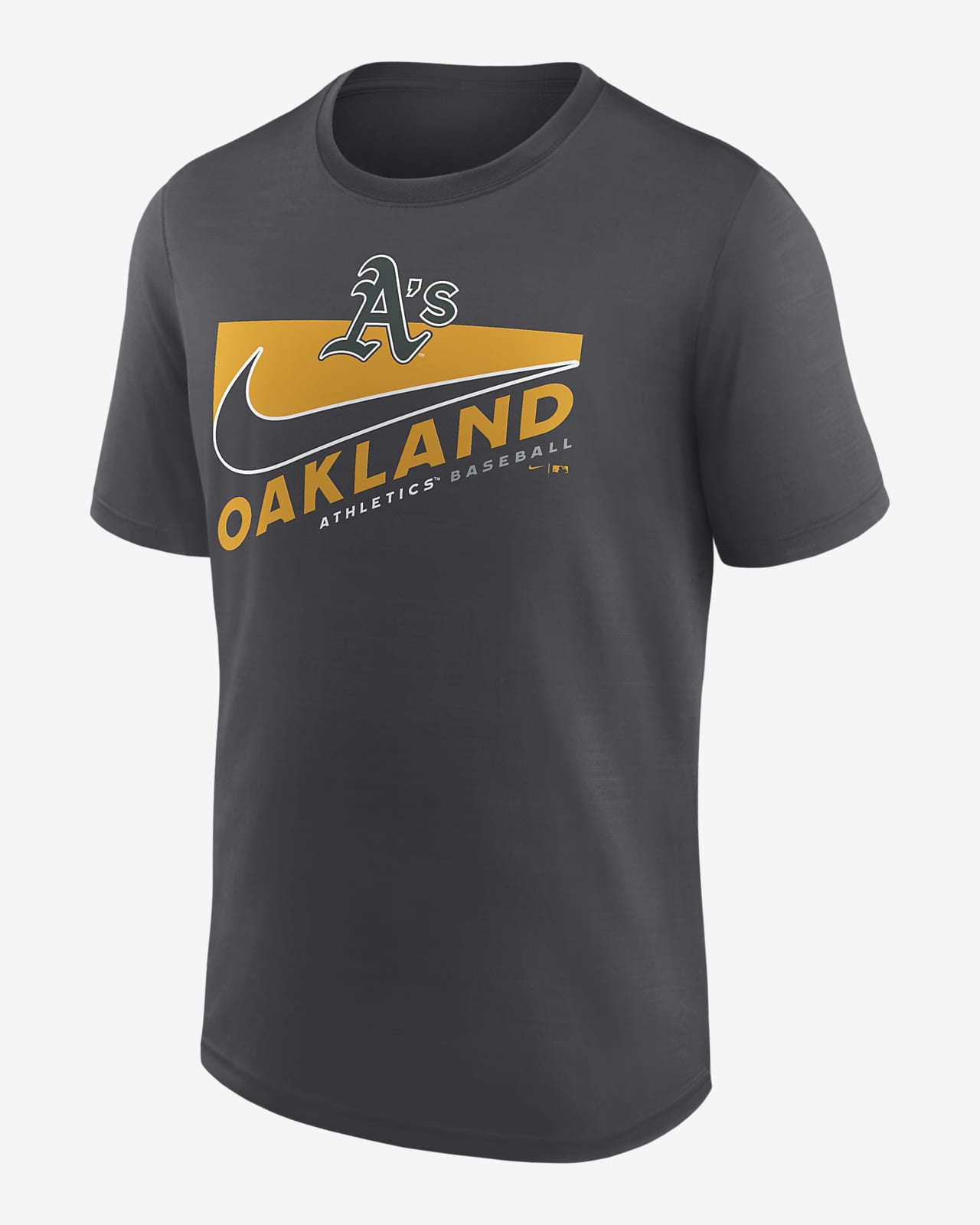 Nike Dri-FIT Pop Swoosh Town (MLB Oakland Athletics) Men's T-Shirt