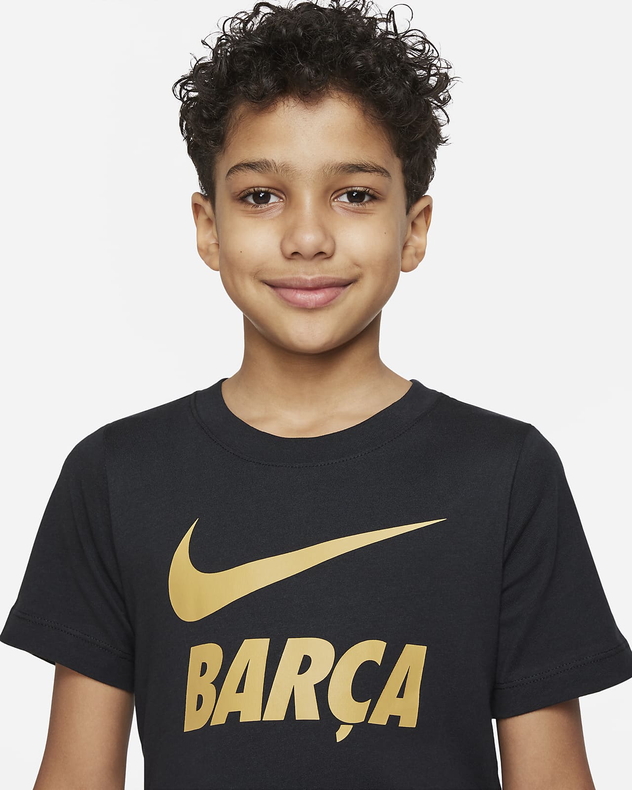 en el medio de la nada abeja mentiroso FC Barcelona Older Kids' Football T-Shirt. Nike LU