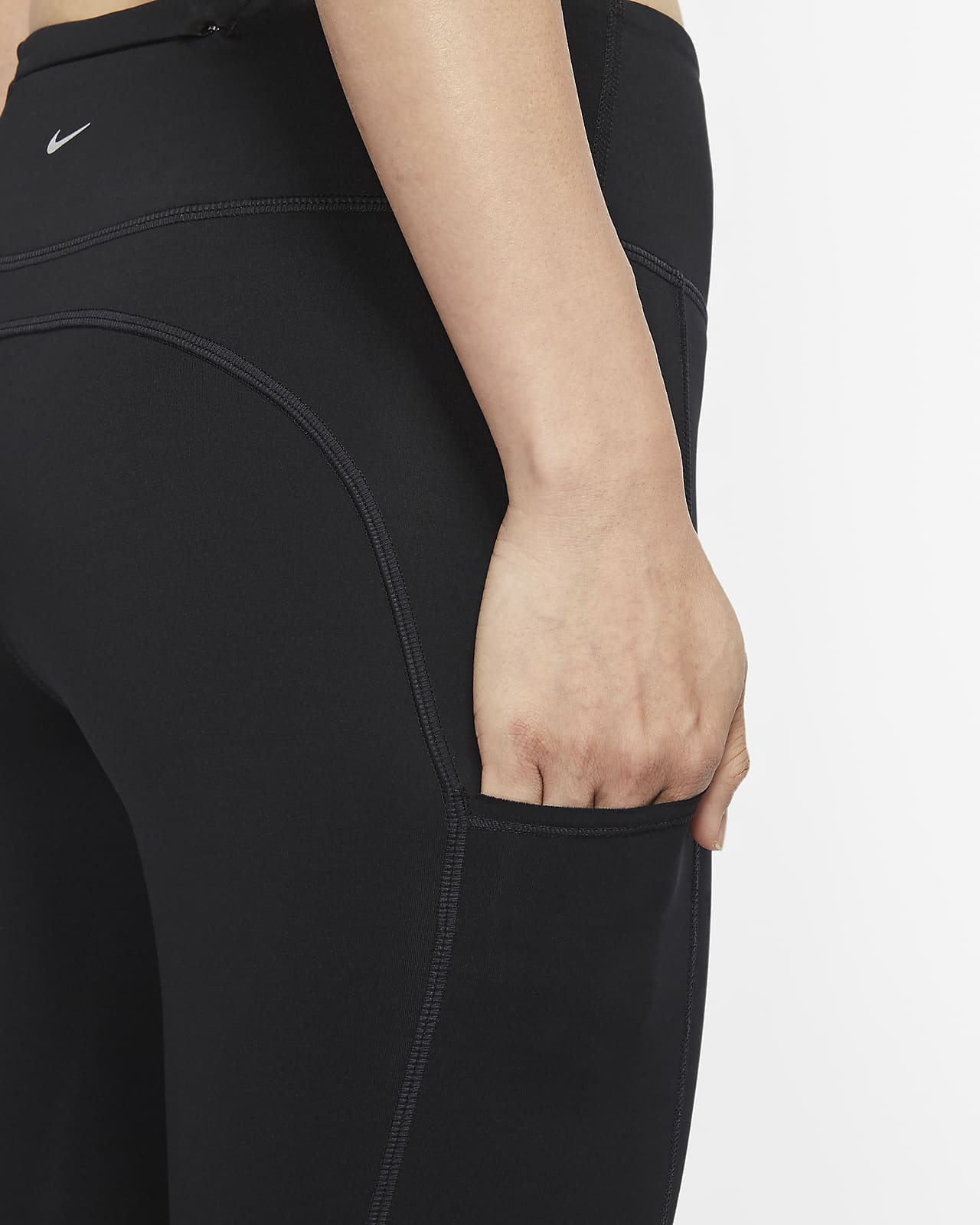 Nike Women`s Plus Size Epic Luxe Mid-Rise Pocket Running Leggings  (A_P(CT0822-622)/S, 1X) at  Women's Clothing store