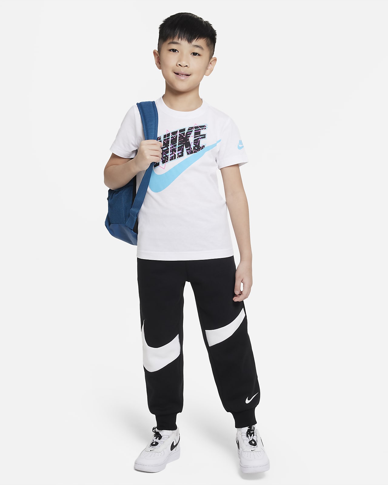 Nike New Futura Kids\' T-Shirt. Wave Little Tee