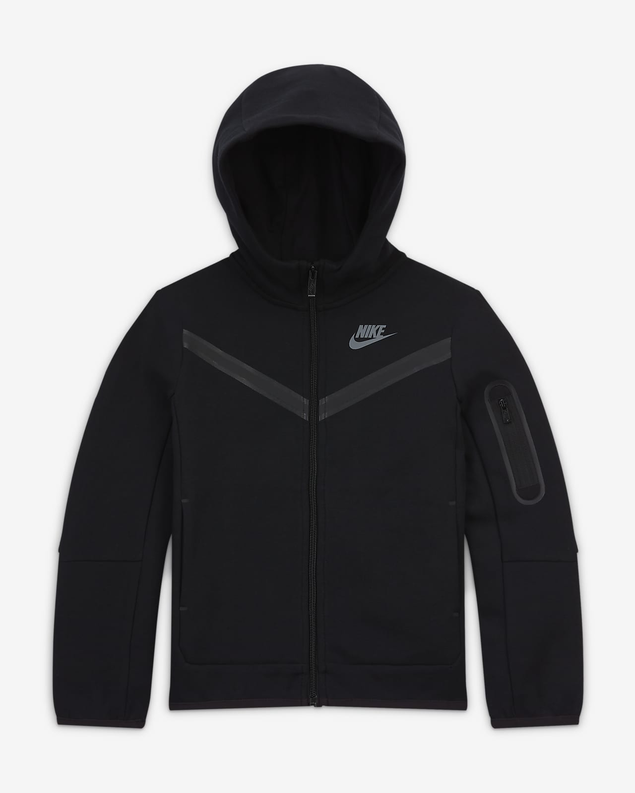 Nike sportswear tech fleece 'Boys' black 😎. #nike #nikeshoes