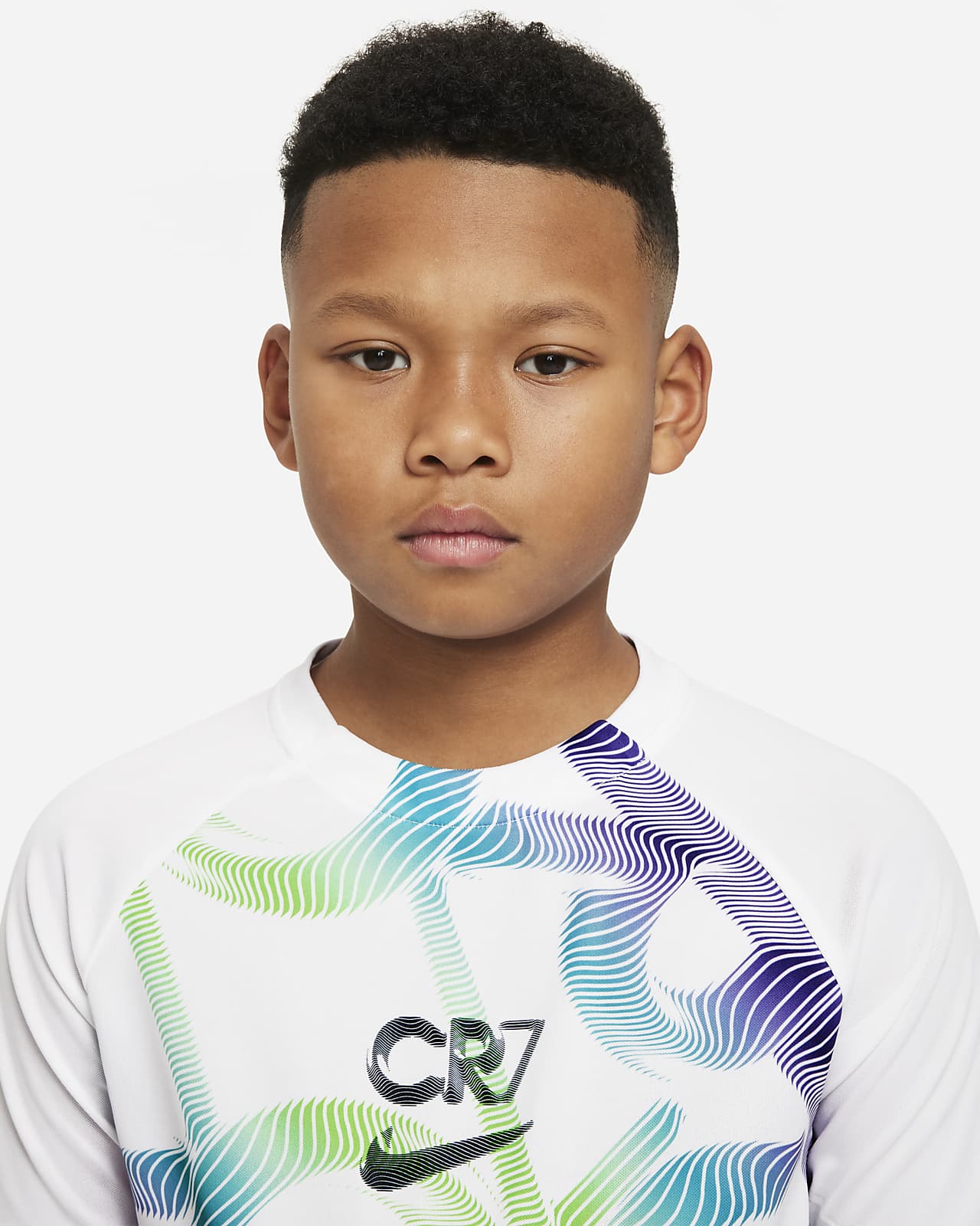 Playera de fútbol de manga corta para niños talla grande Nike Dri-FIT CR7.  Nike.com