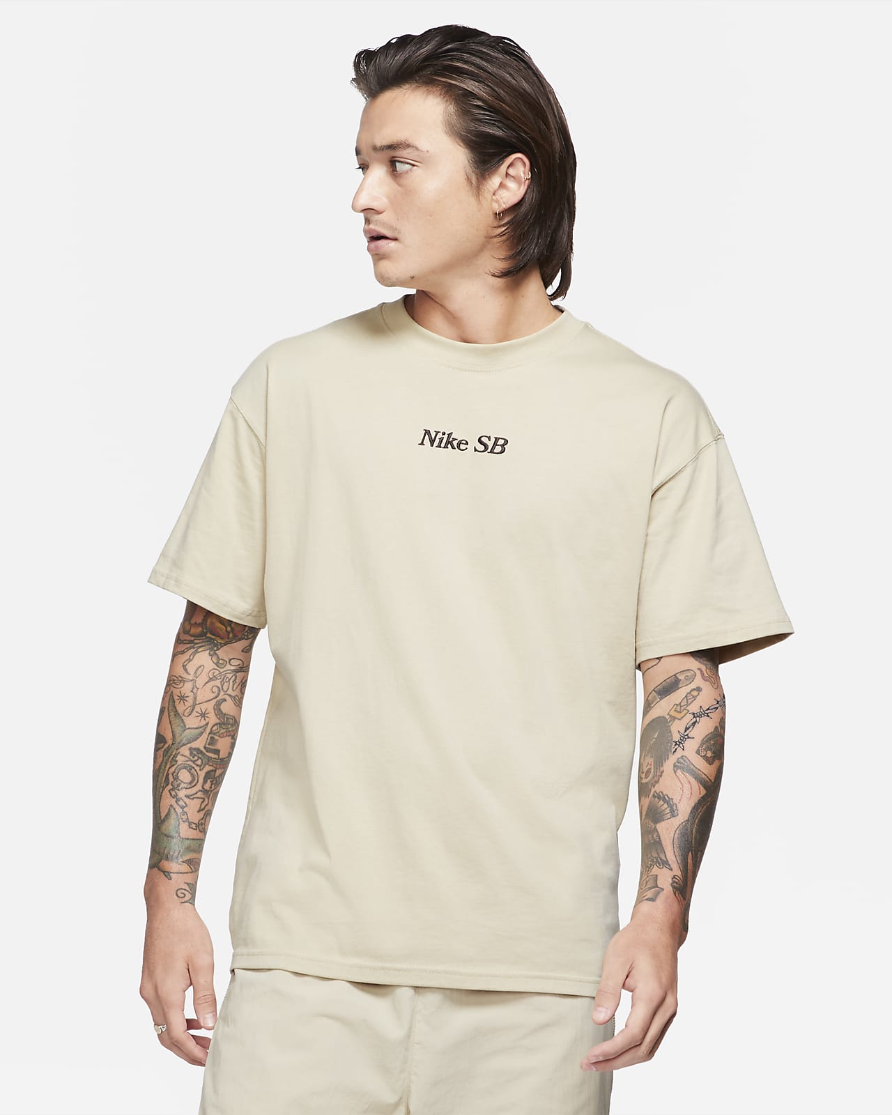 nike beige shirt