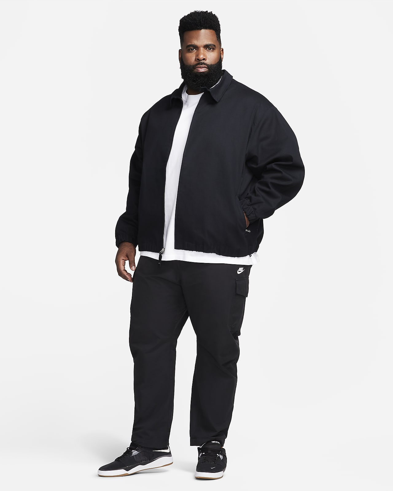nike sb bomber jacket black