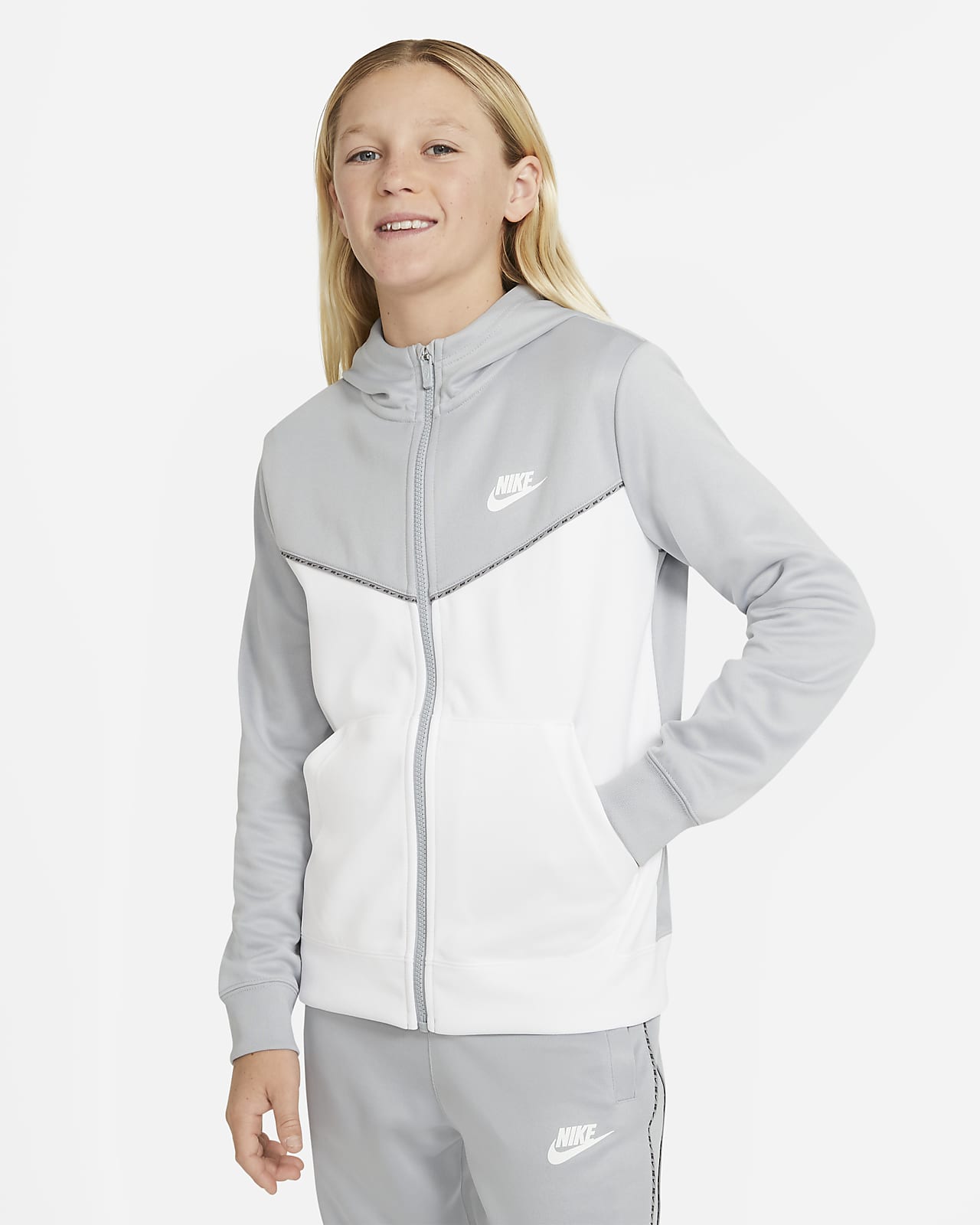nike boys full zip hoodie