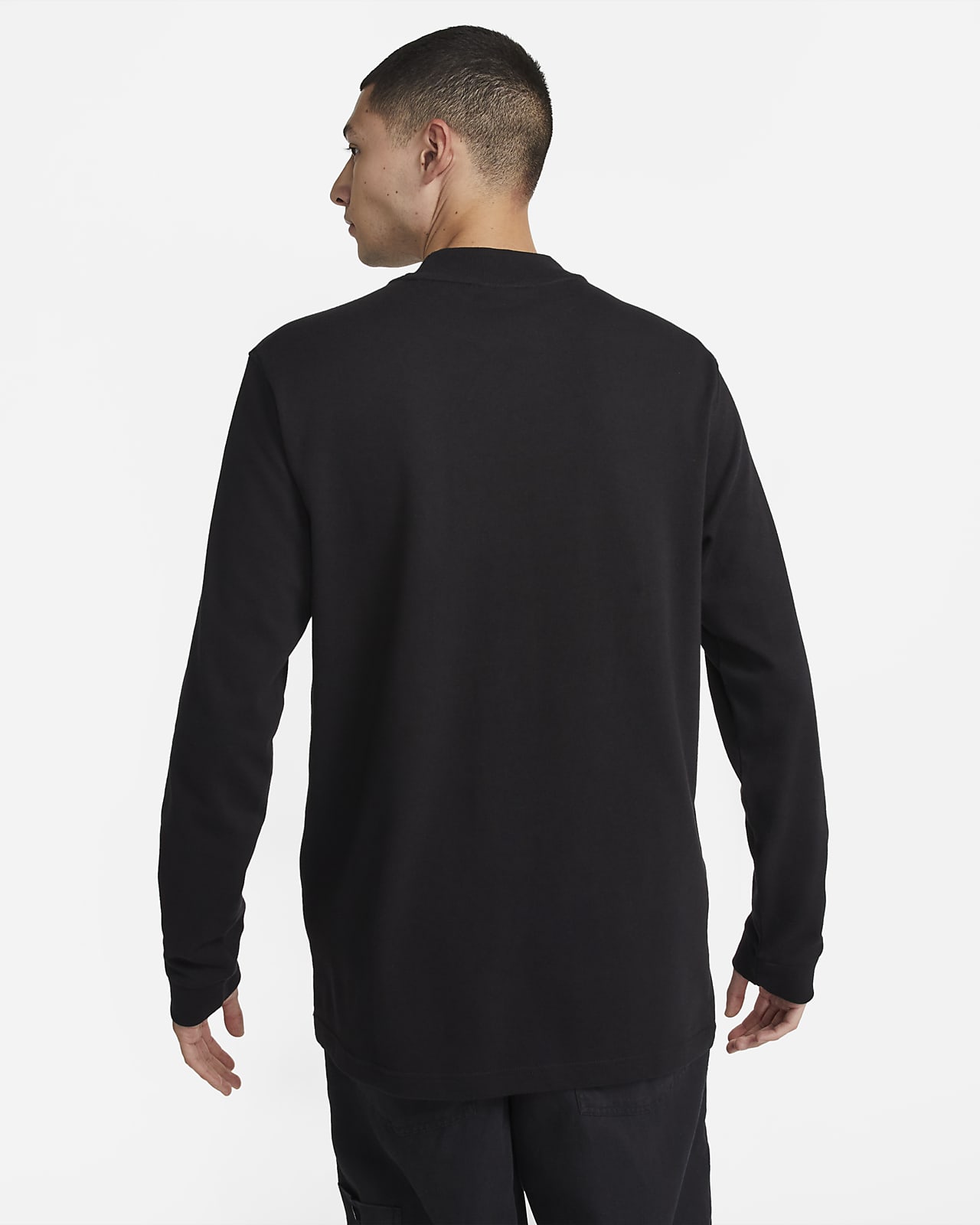 Nike Sportswear Men's Long-Sleeve Mock-Neck Top. Nike BE