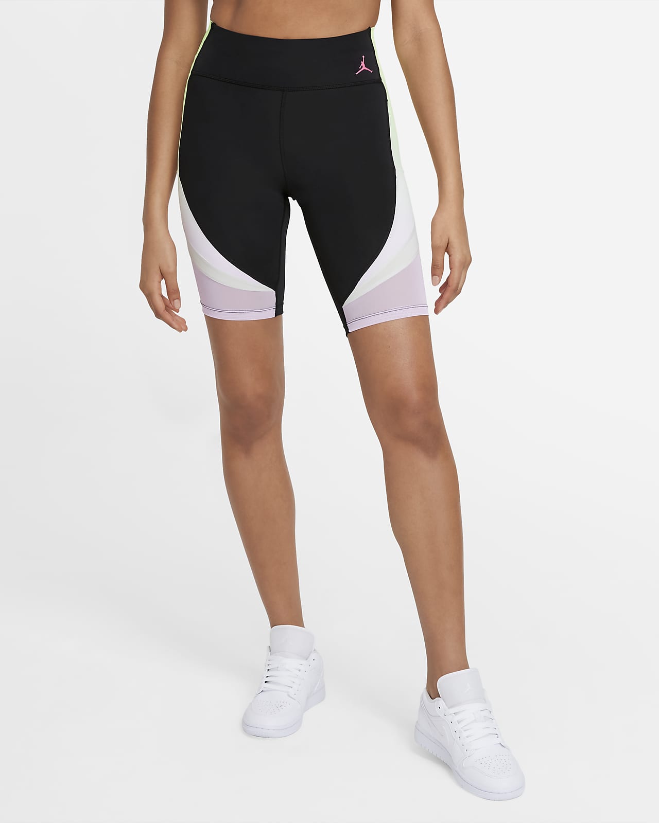 womens printed bike shorts