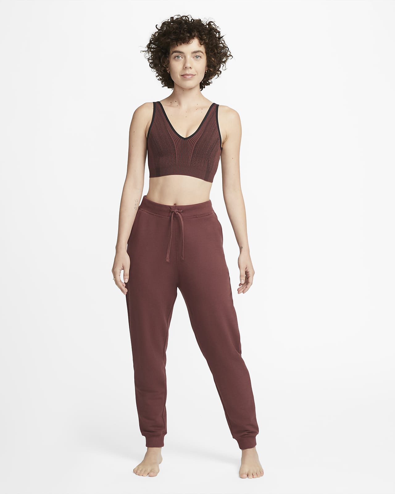 Nike Yoga DriFIT Indy Seamless Women's LightSupport NonPadded Sports