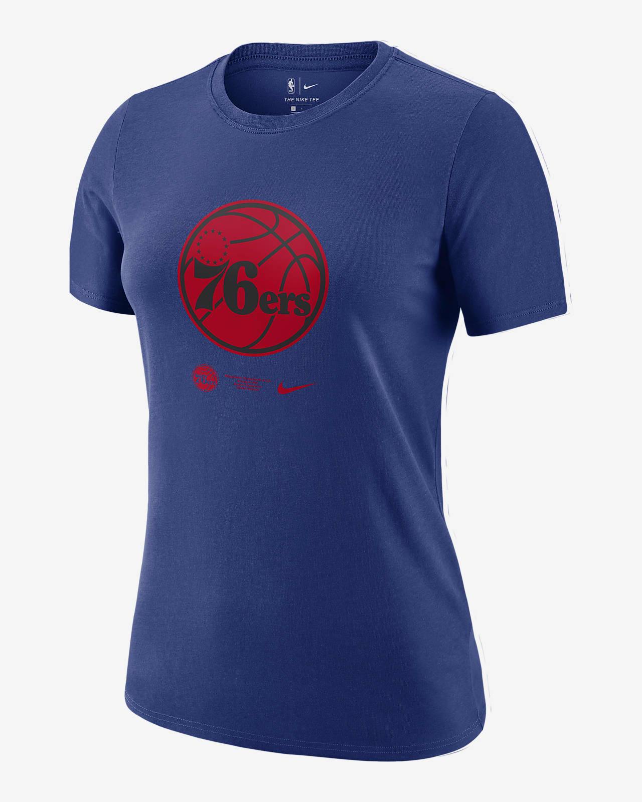 Philadelphia 76ers Logo Women S Nike Dri Fit Nba T Shirt Nike Com