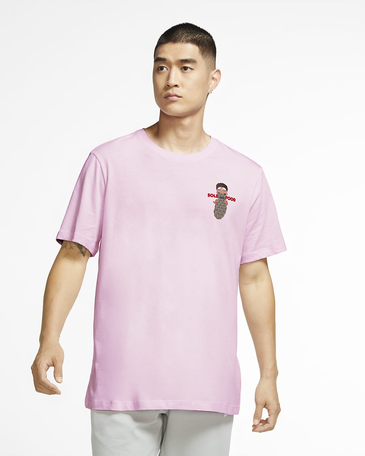 Nike pink top on sale mens