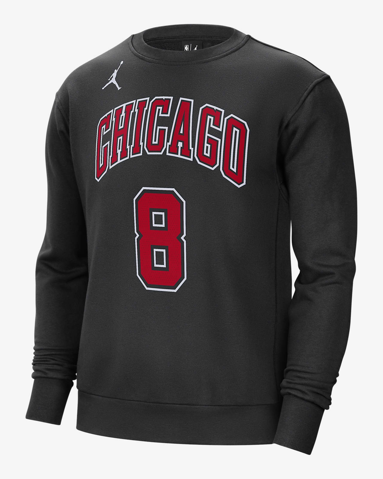Chicago Bulls Courtside Statement Edition Men's Jordan NBA Fleece Sweatshirt