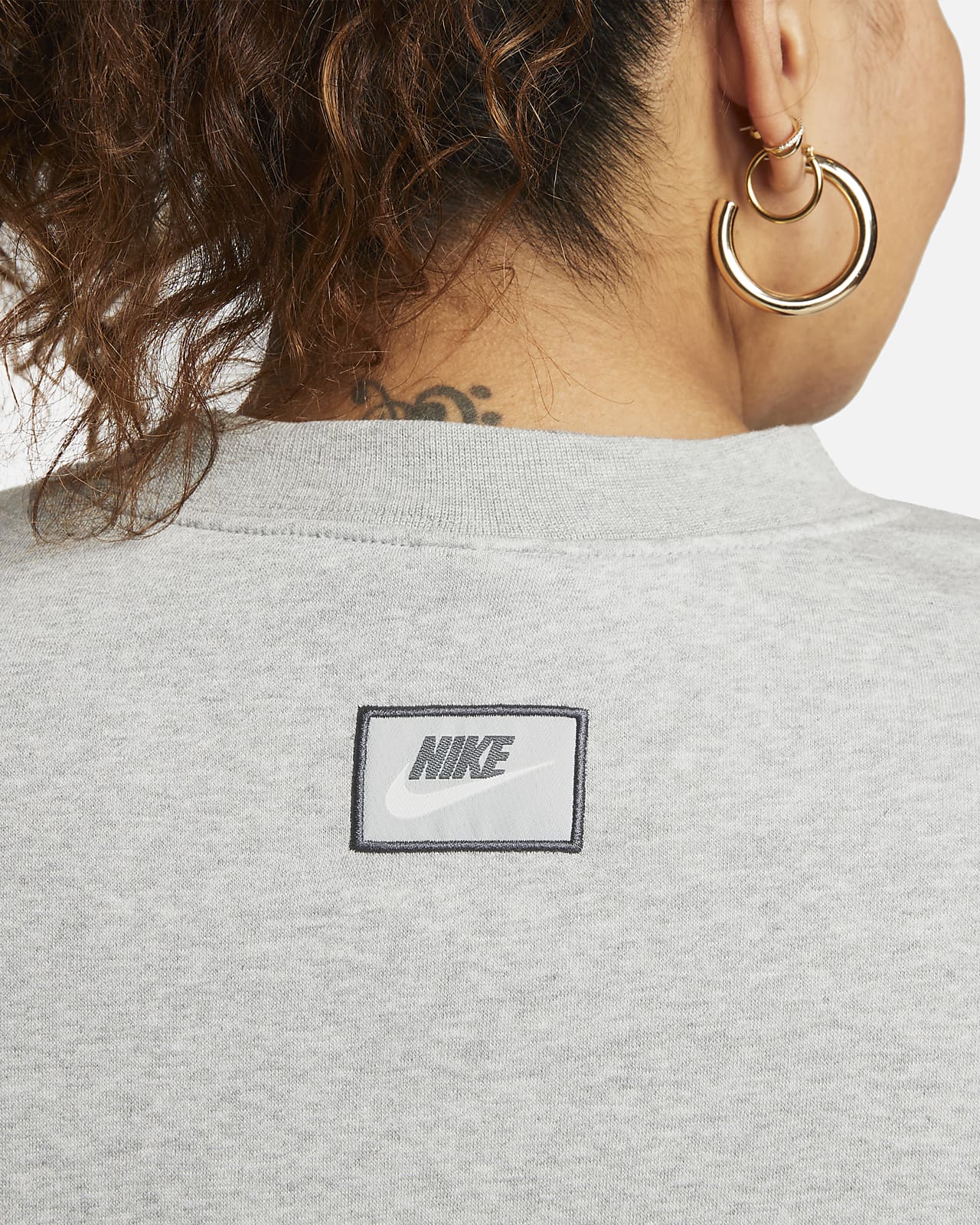 nike sportswear icon clash women's fleece crew