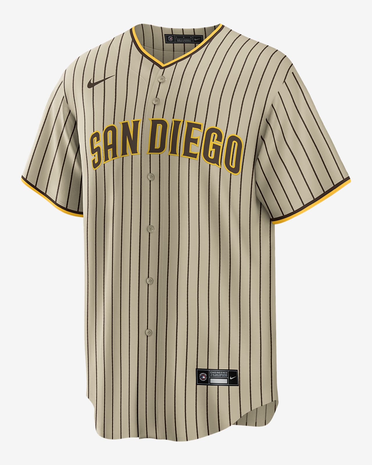 Camiseta de béisbol Replica para hombre MLB San Diego Padres (Manny Machado)
