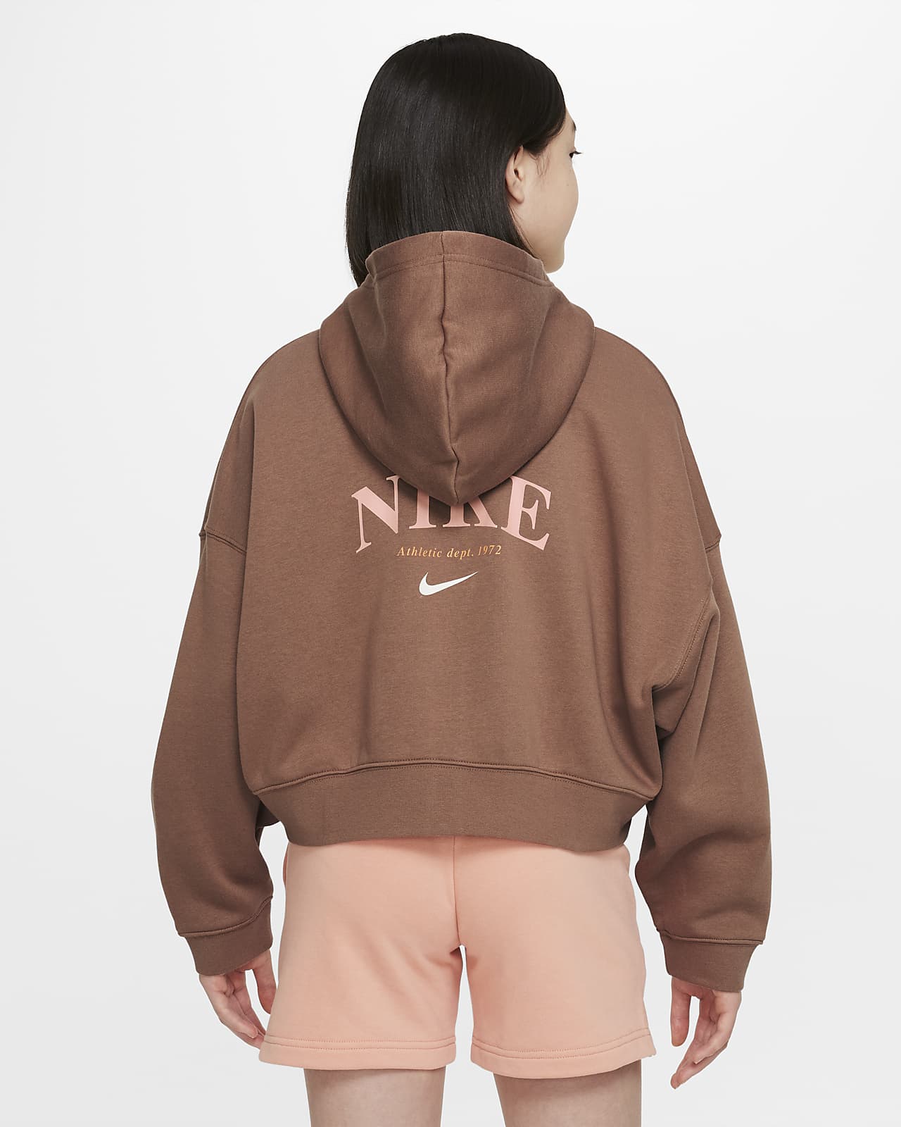 brown hoodie nike