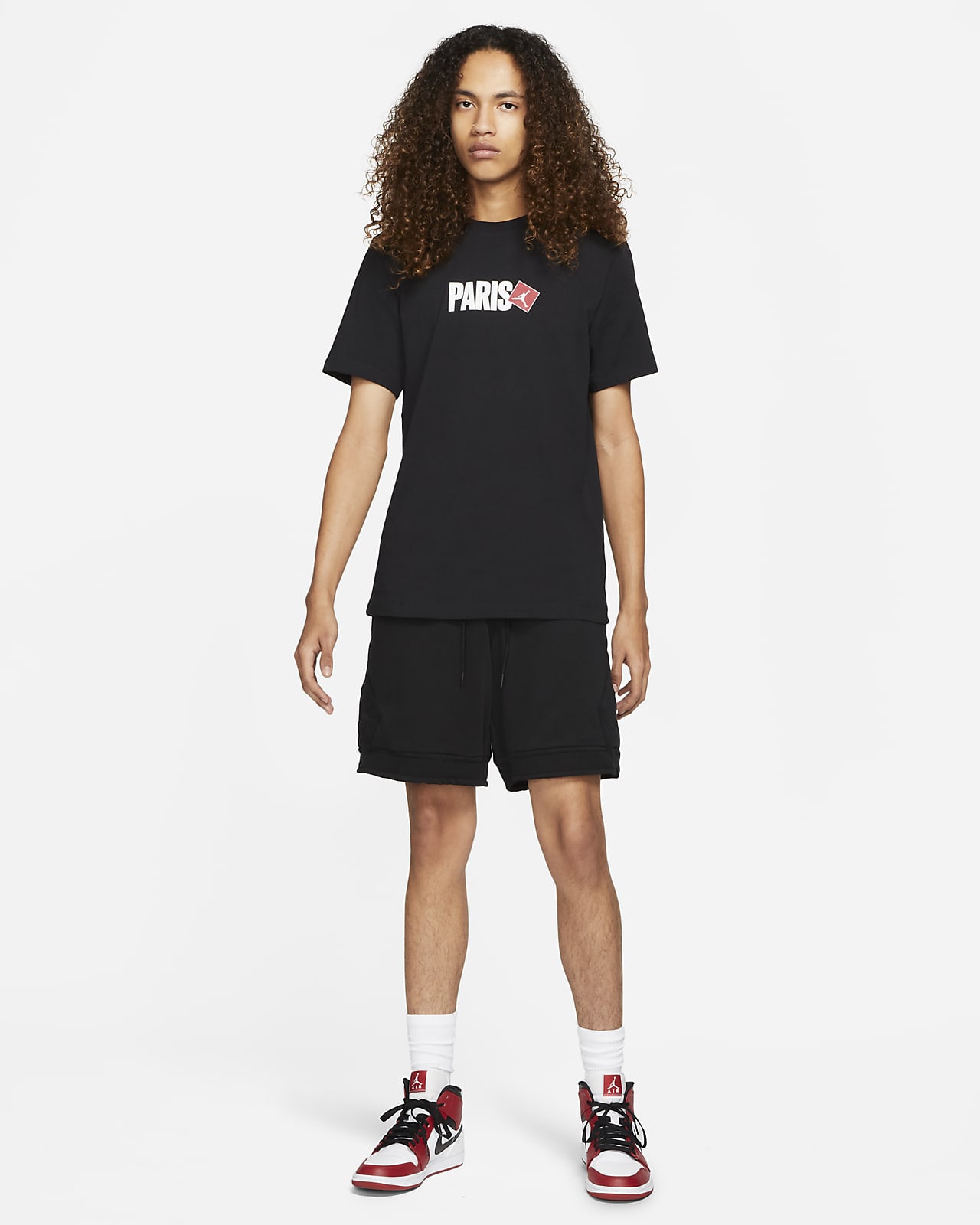Jordan Paris Kurzarm-T-Shirt für Herren. Nike BE