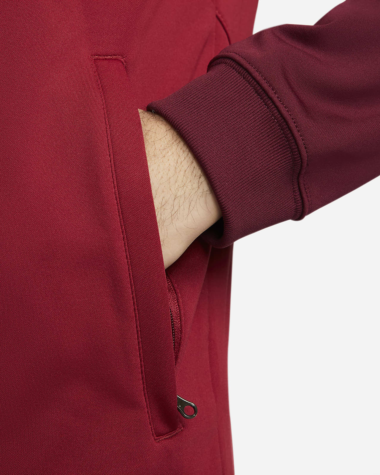 Qatar Academy Pro Men's Knit Football Jacket. Nike NL