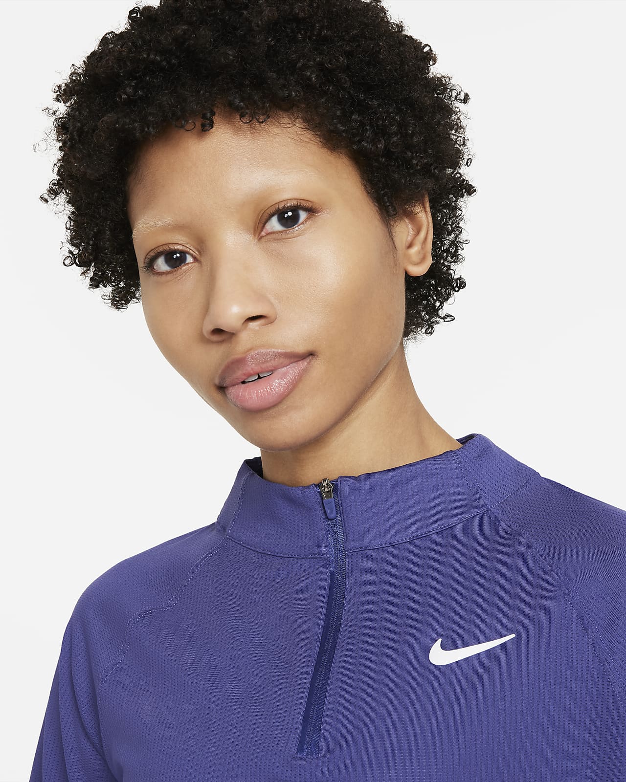 Nikecourt Dri Fit Victory Women S Long Sleeve 1 2 Zip Tennis Top Nike Ie