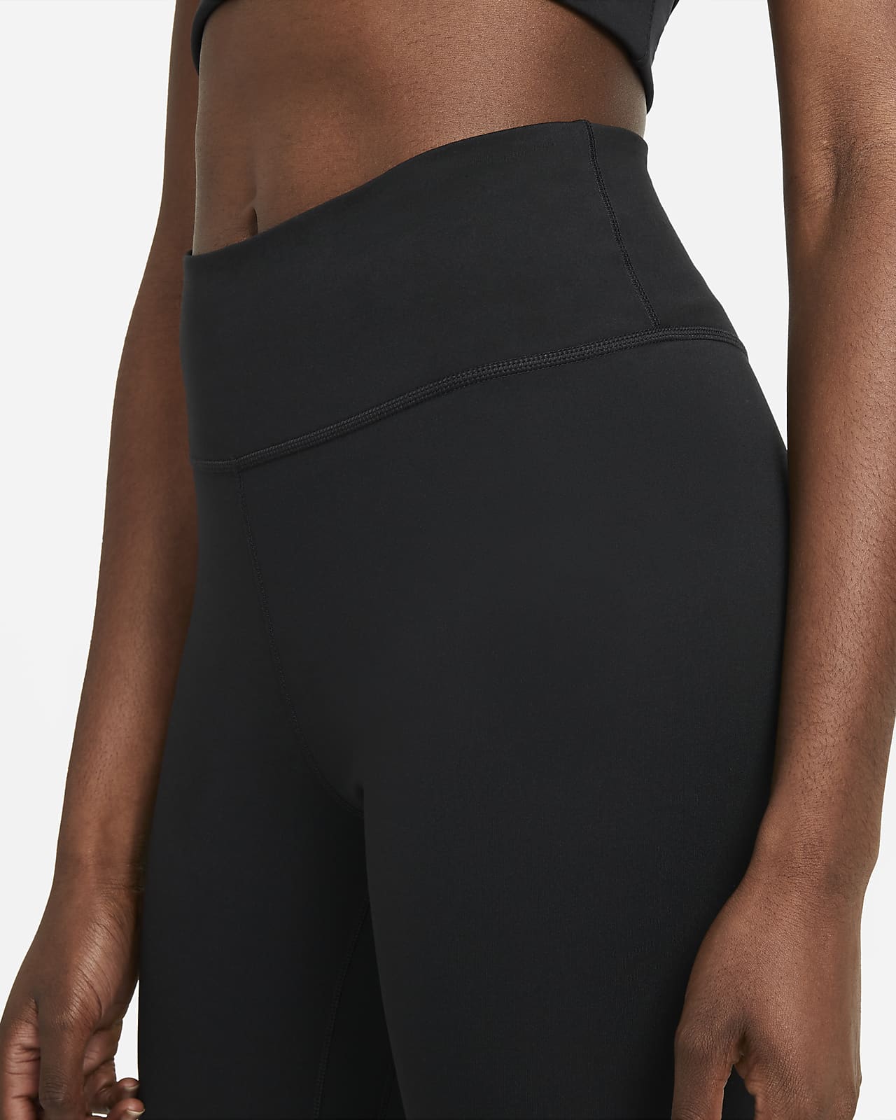 Nike, Pants & Jumpsuits, Nike Pro Leggings Black Solid Mesh On Back Of  Calf