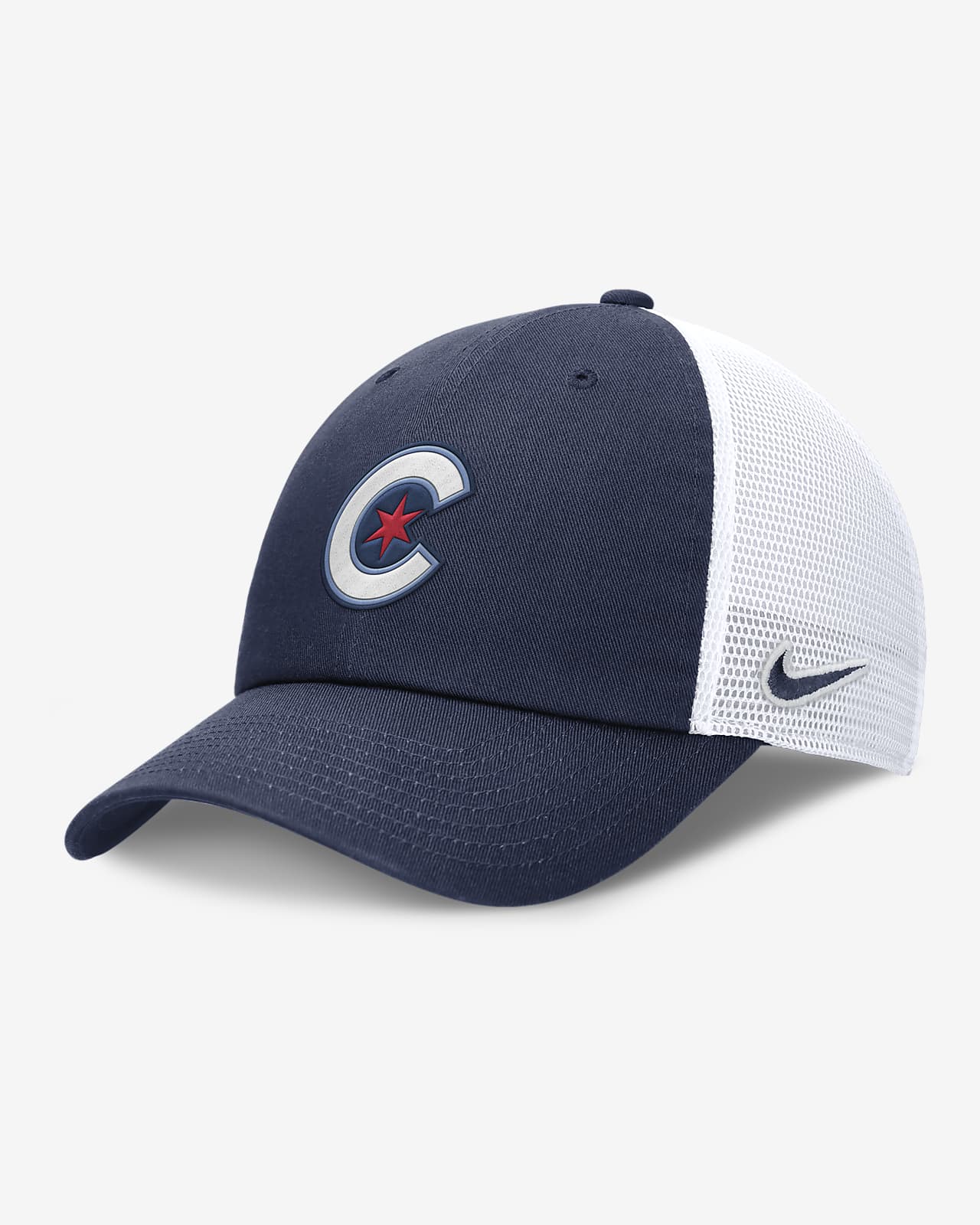 Chicago Cubs City Connect Club Men's Nike MLB Trucker Adjustable Hat