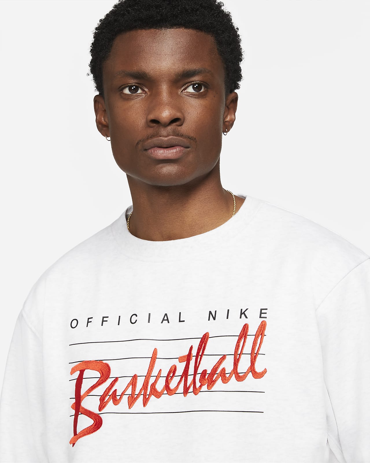 nike men's standard issue basketball crew sweatshirt
