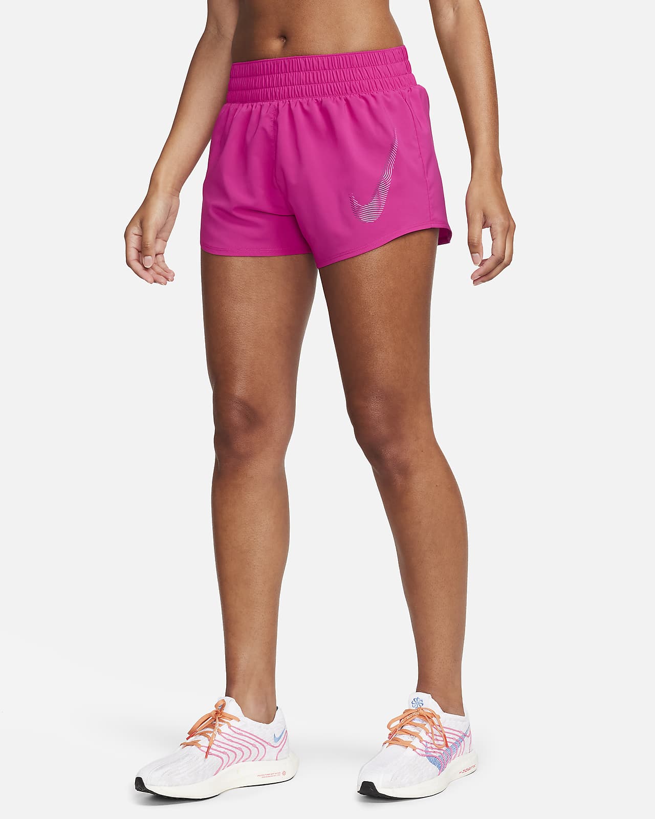 Pull de sport femme Nike Dri-Fit Swoosh Run violet
