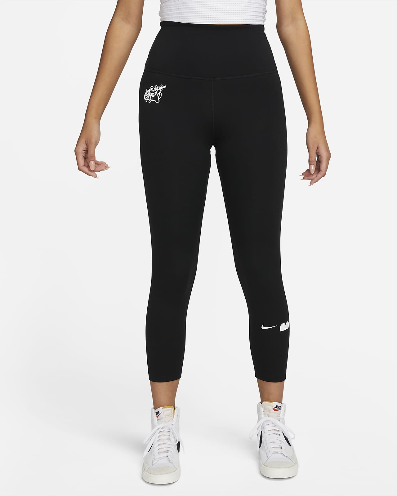 Naomi Osaka Women's High-Waisted Cropped Training Leggings. Nike NL
