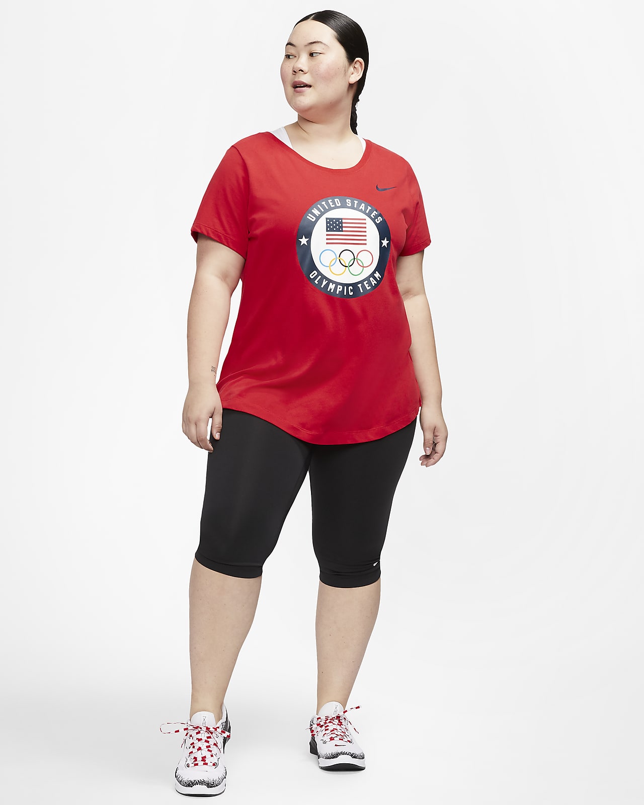 Team USA Women's T-Shirt (Plus Size).