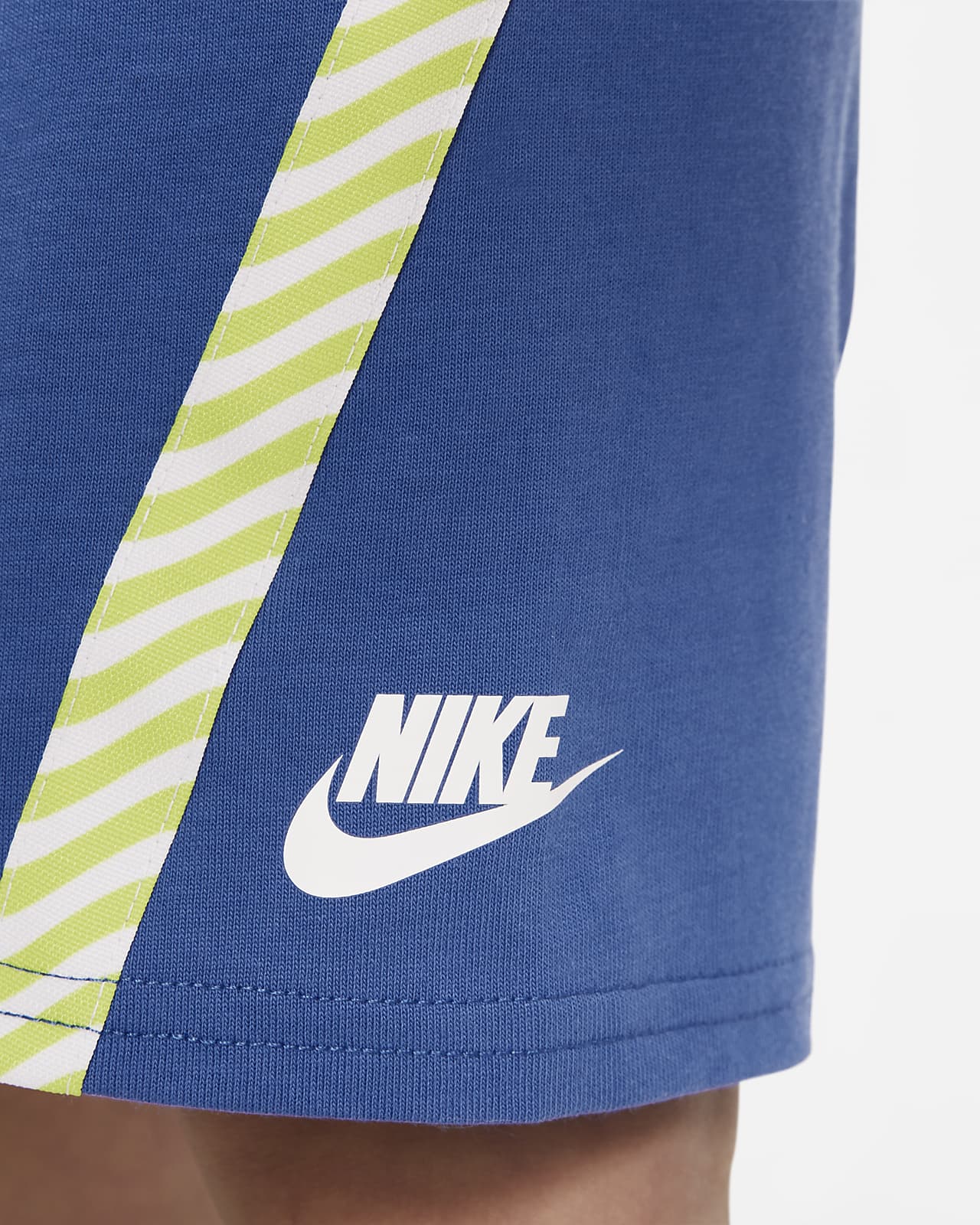 Nike - Ensemble short vert en coton garçon