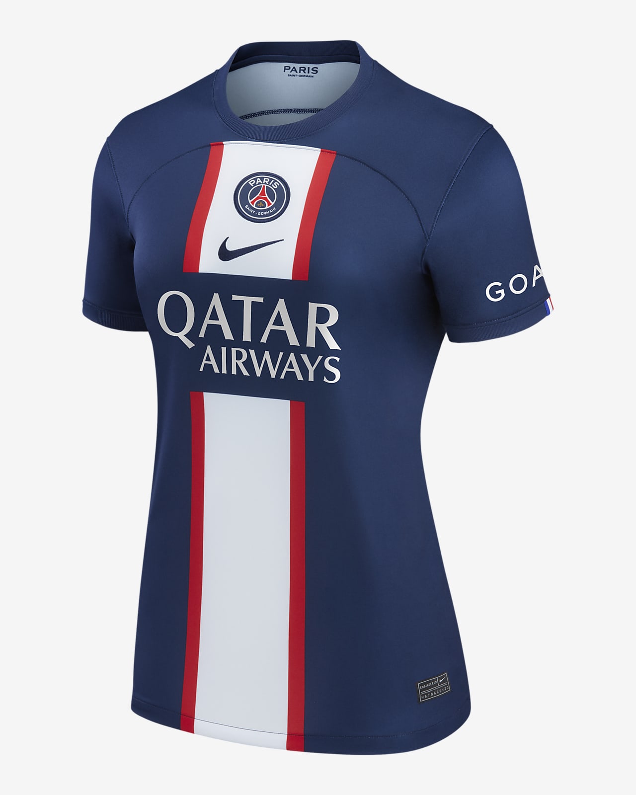 Jersey de fútbol Nike para mujer del Paris local (Sergio Ramos) 2022/23 Stadium. Nike.com