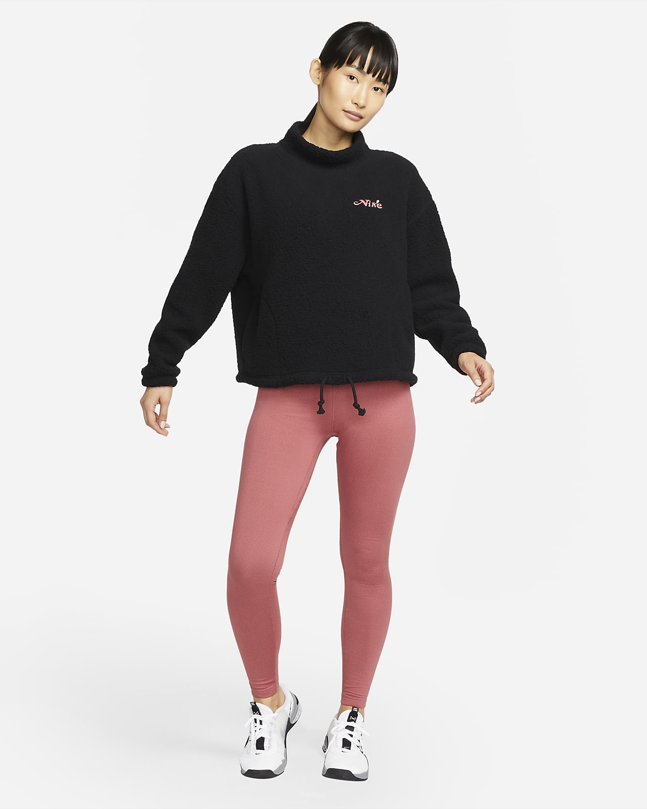 women's nike therma training crewneck sweatshirt
